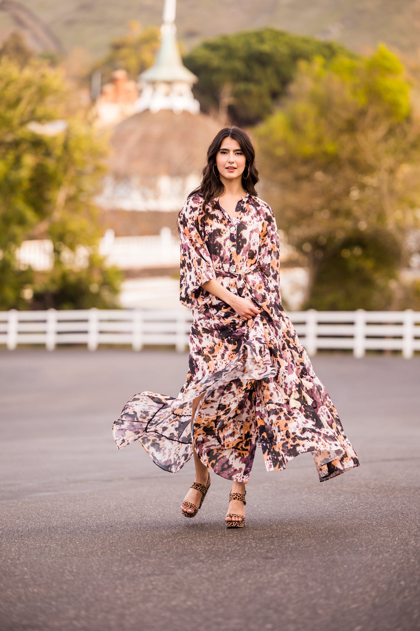 Brindle Ruffle Dress - JG Loves