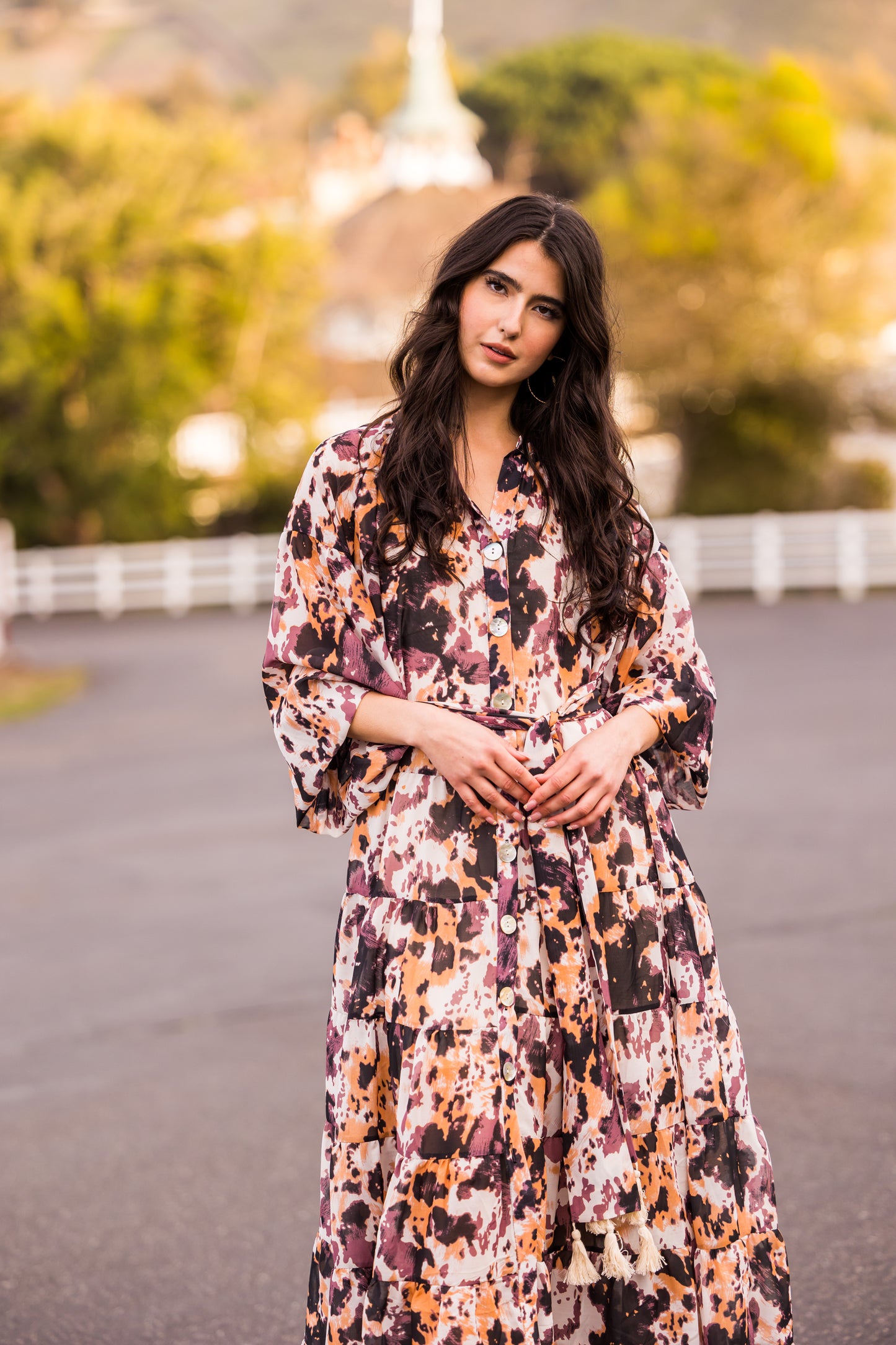 Brindle Ruffle Dress - JG Loves