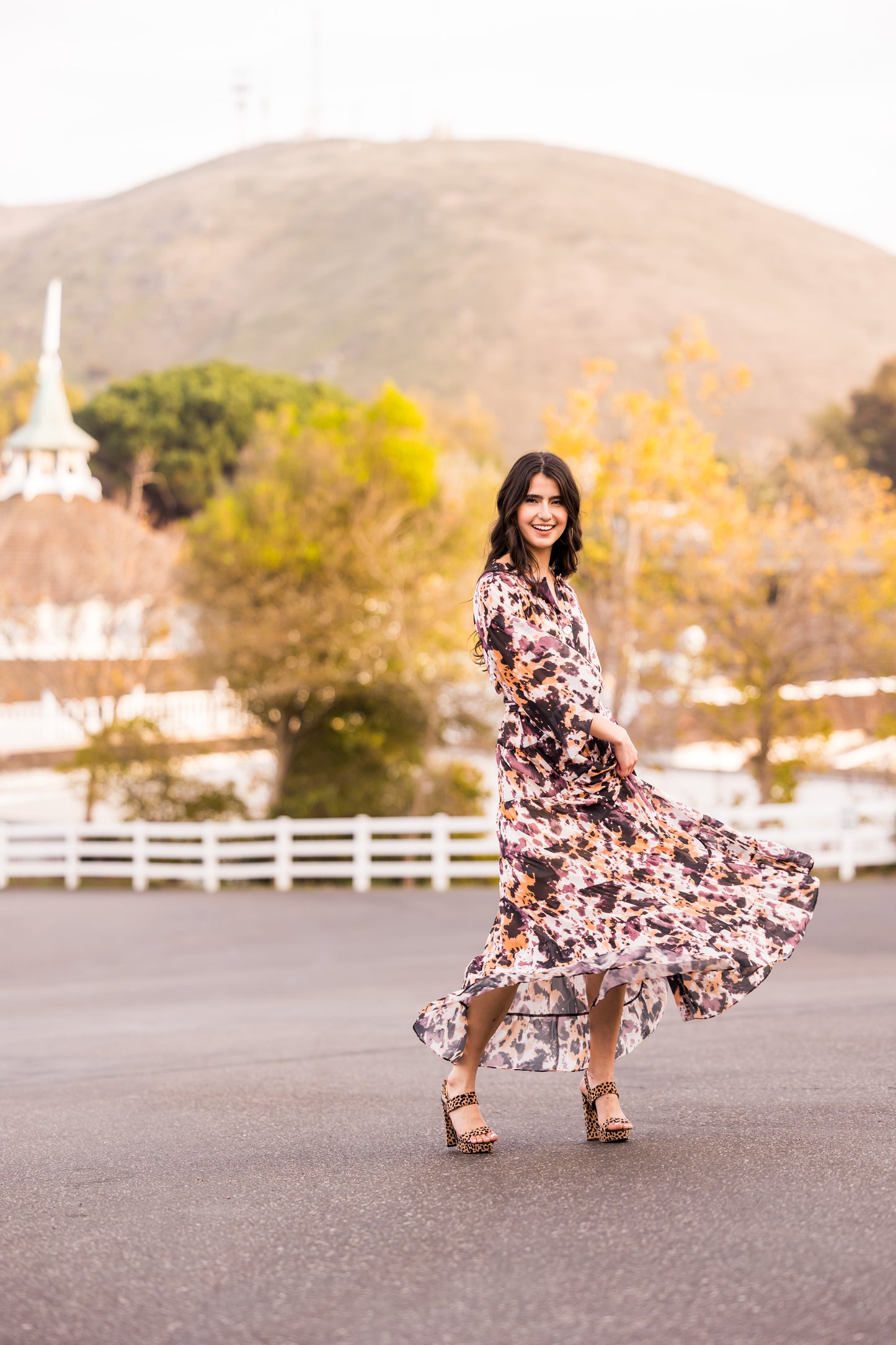 Brindle Ruffle Dress - JG Loves