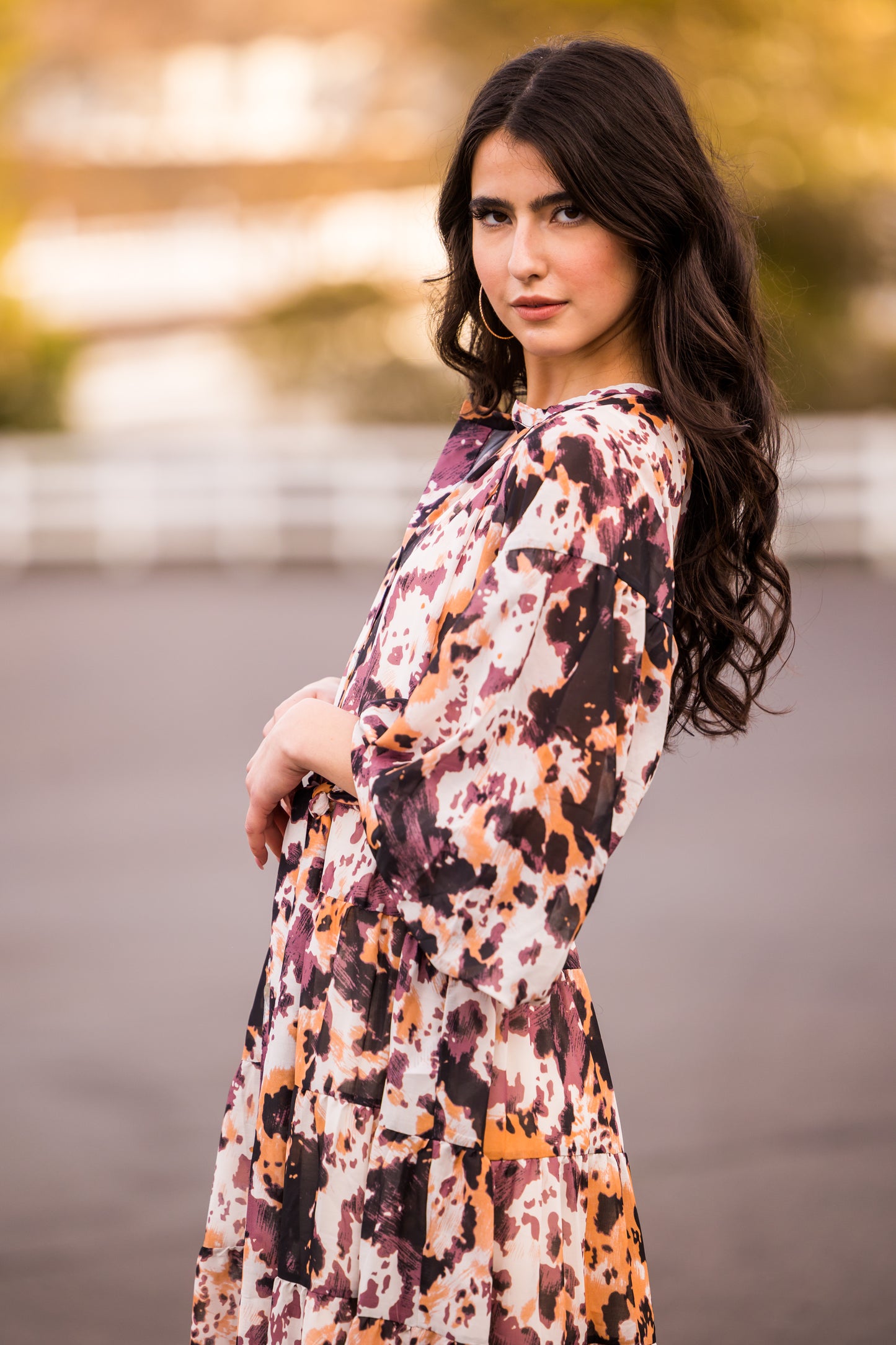 Brindle Ruffle Dress - JG Loves