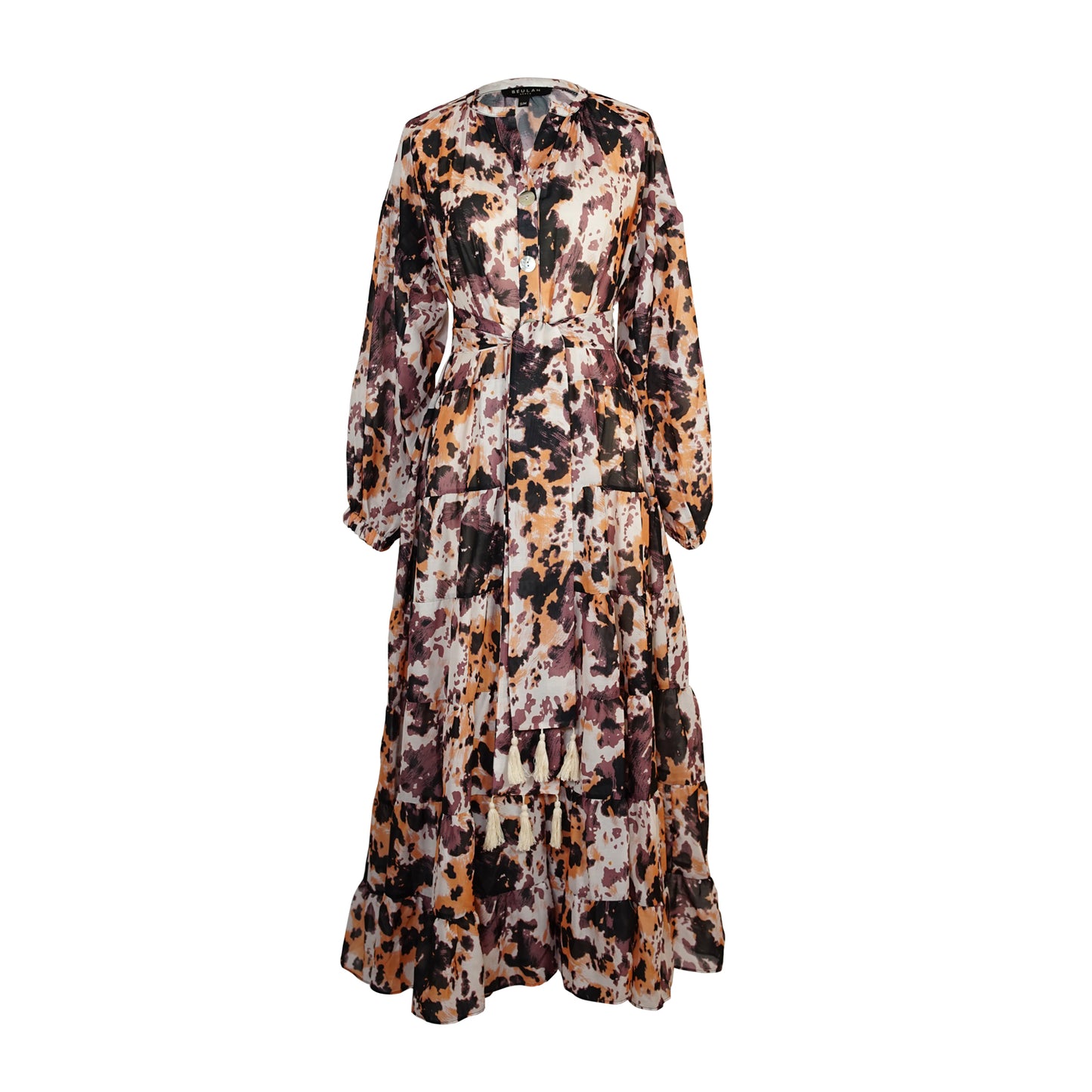 Brindle Ruffle Dress - JG Loves