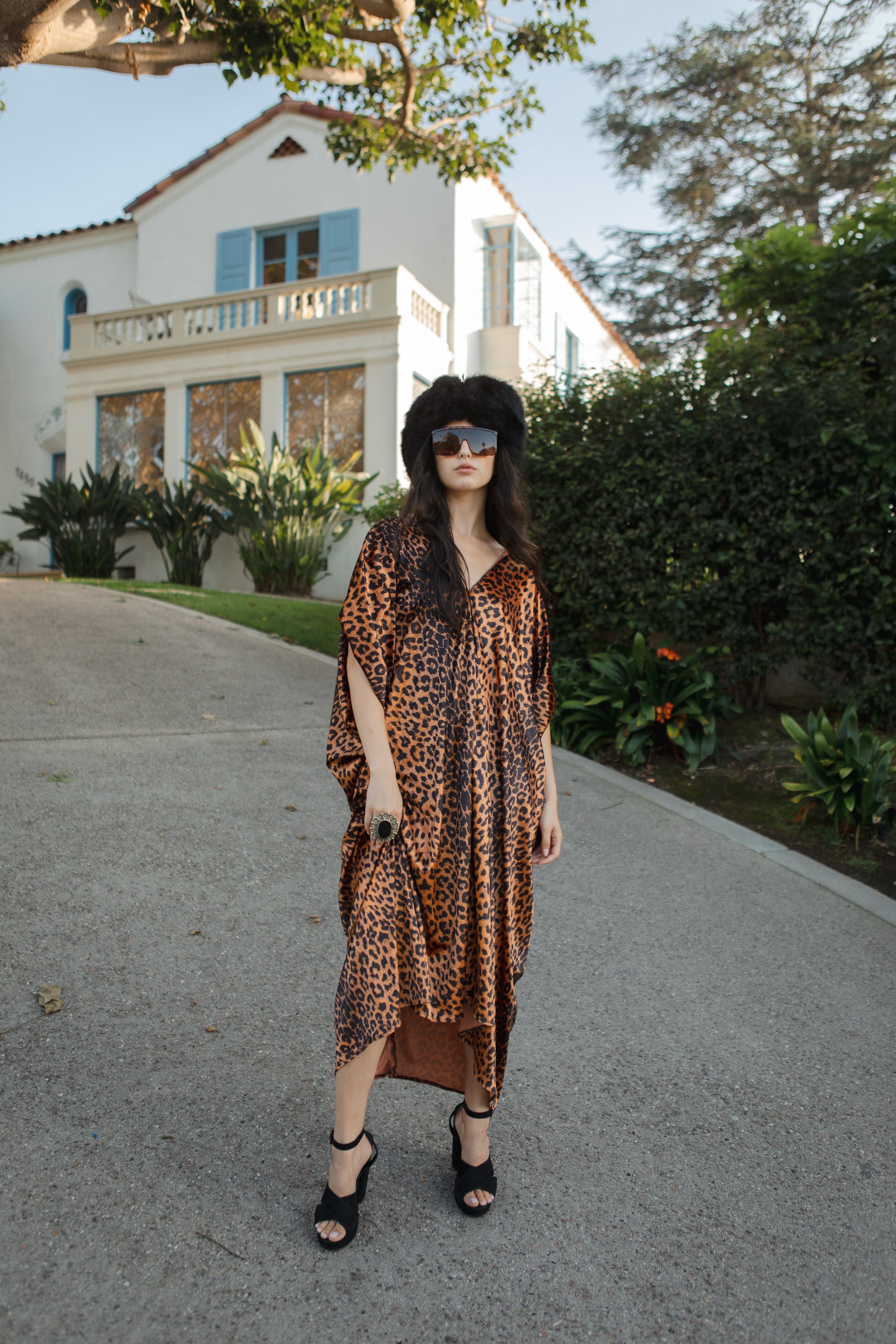 Leopard caftan sale