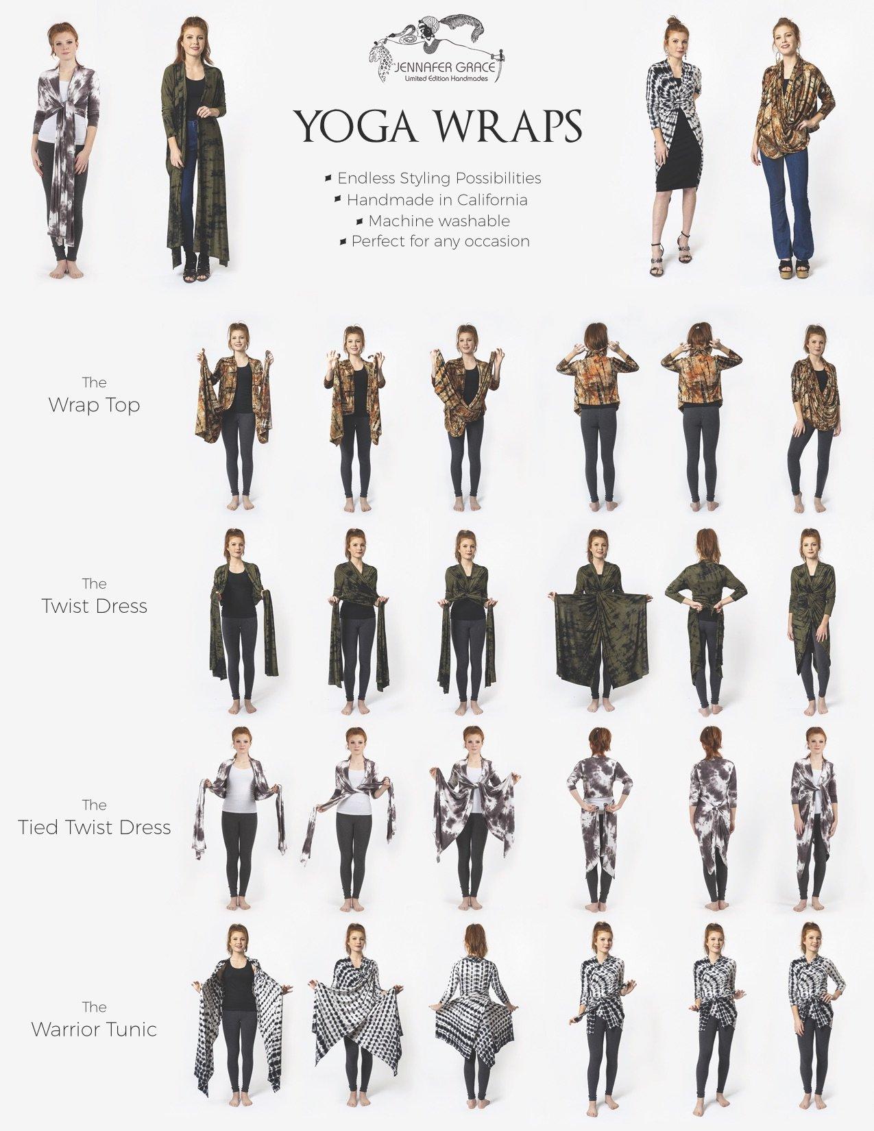 Bordeaux Tiedye Yoga Wrap