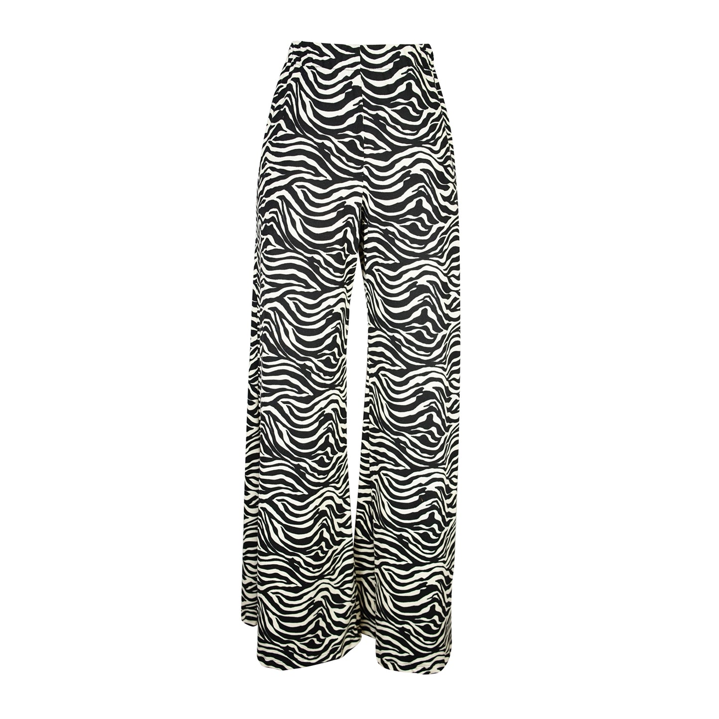 jennafer grace Zebra tunic palazzo pant matching set black white animal print tiger stripes zebra striped coord co-ord retro 70s 90s revival goth gothic boho bohemian hippie romantic whimsical lounge loungewear resort nautical cabana beach unisex handmade in california usa