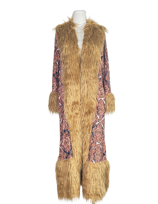 Penny Deluxe Byzantium Faux Fur Jacket - Preorder