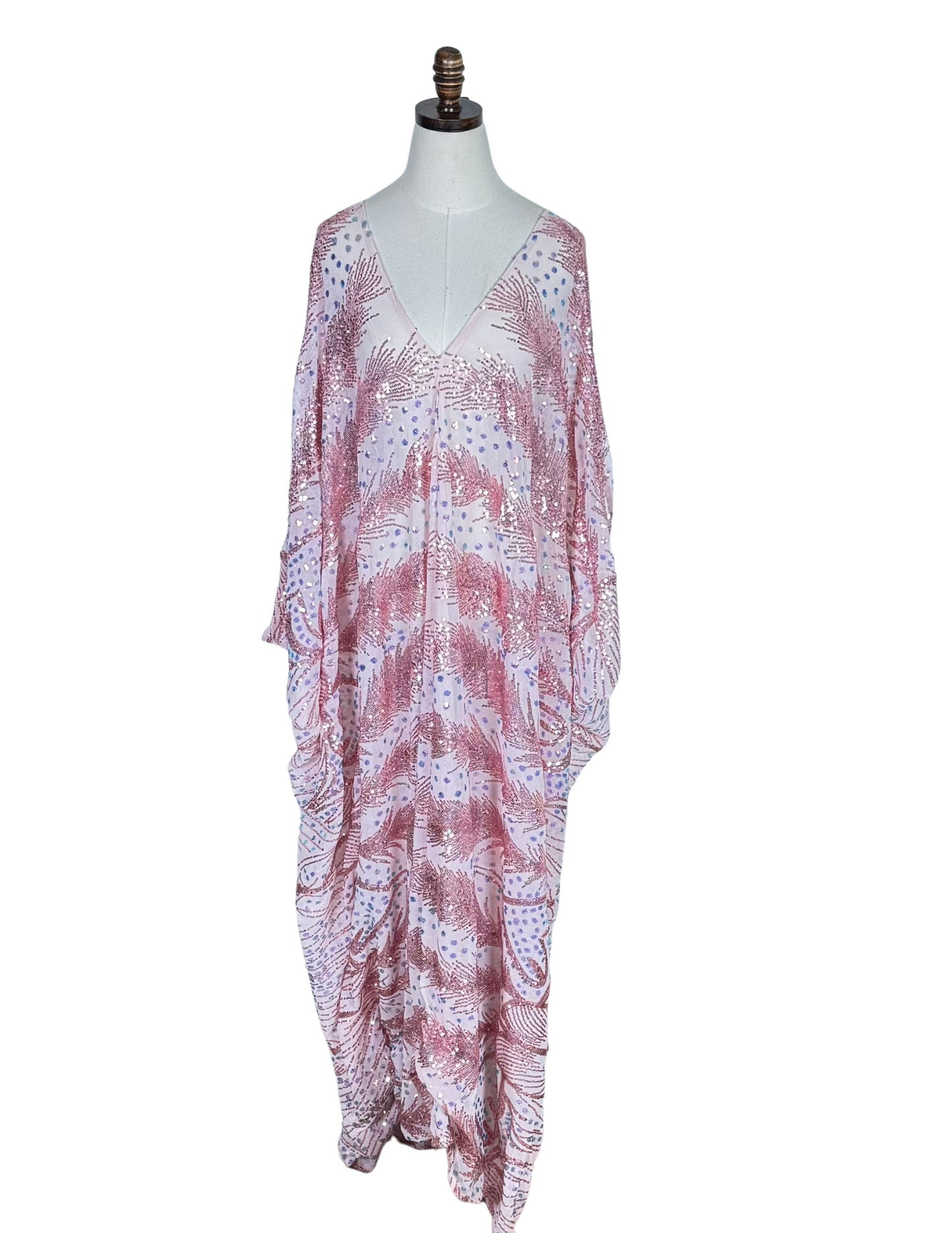 Esme Sequin Caftan Kaftan Dress