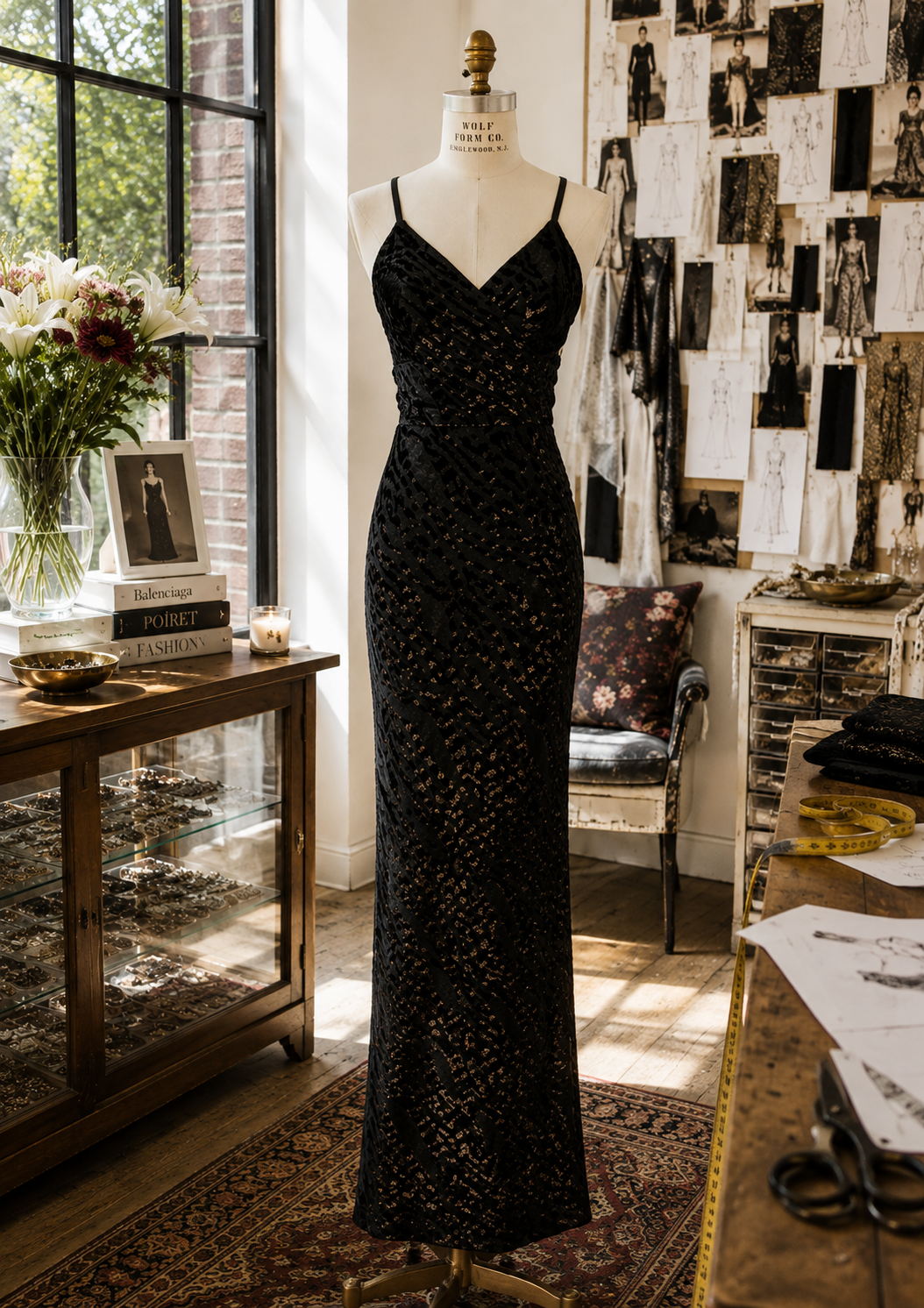 Roselyn Dress in Midnight Prowl PRE-ORDER