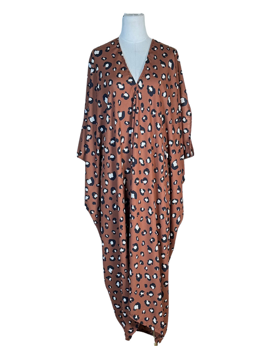 Lianne Leopard Caftan