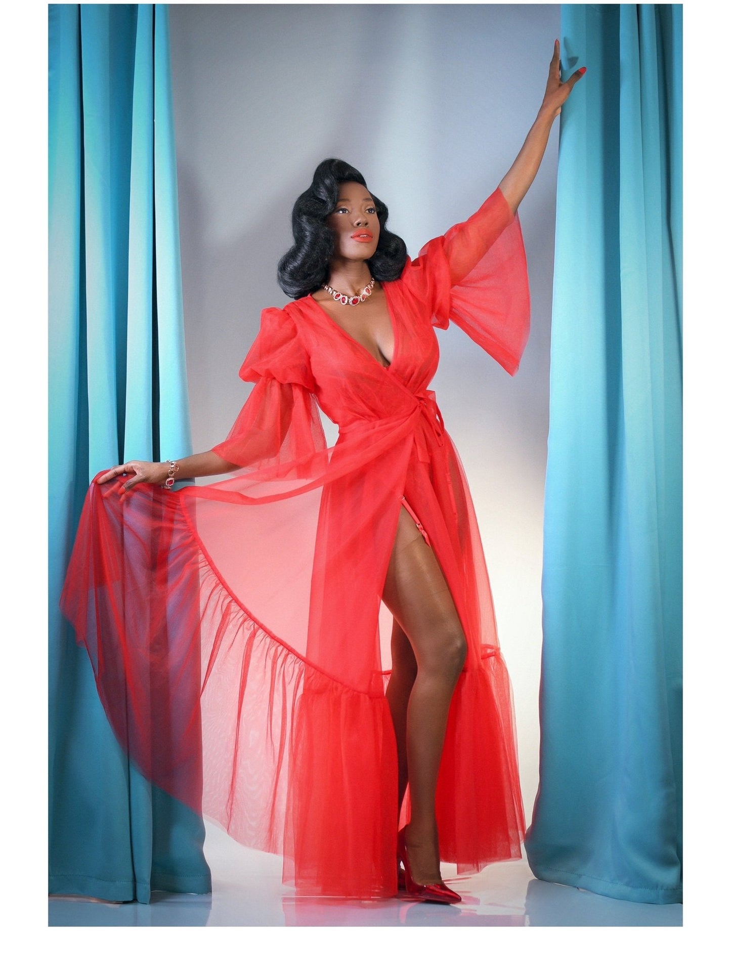 Timeless Temptress Tulle Robe Dress PREORDER