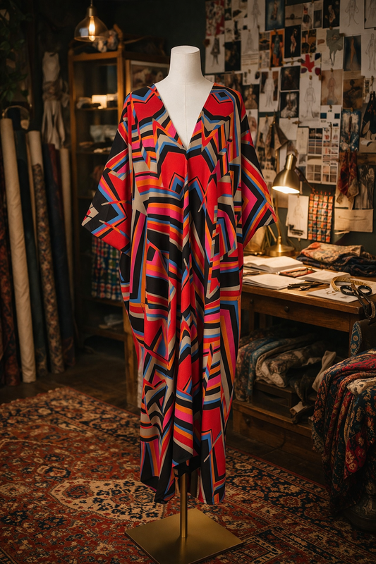 Vortex Riviera Caftan Kaftan Dress