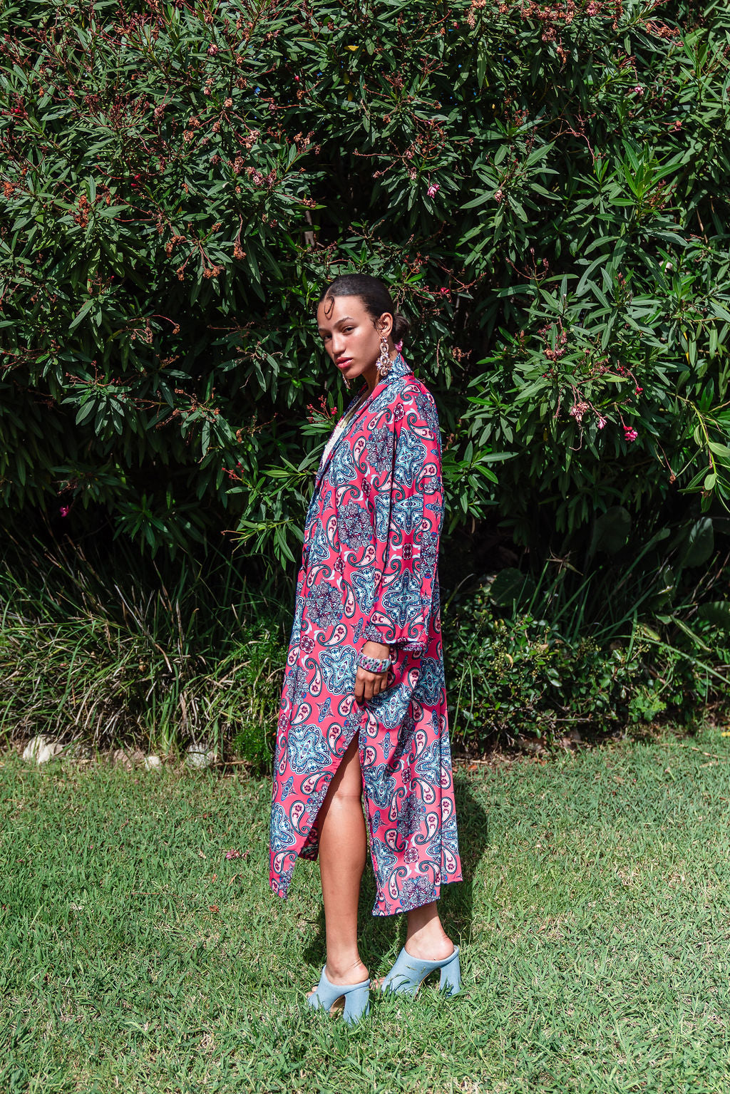 Moonchild Duster in Scarlet Coral Rose