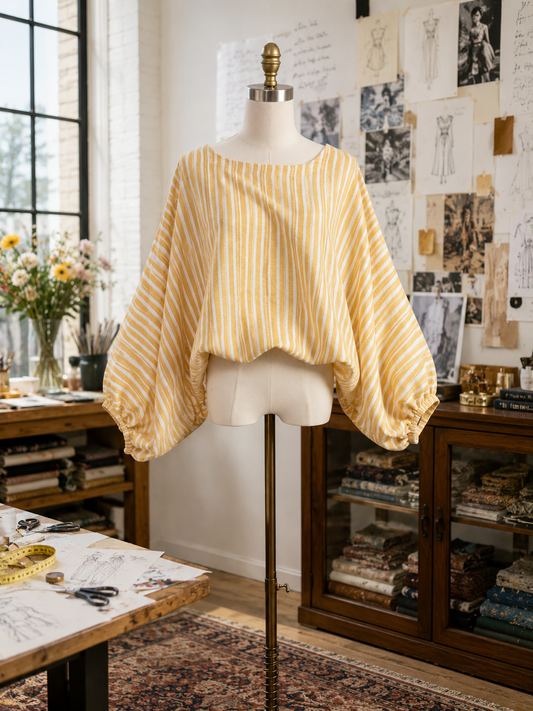 Evangeline Top in Deauville Cafe