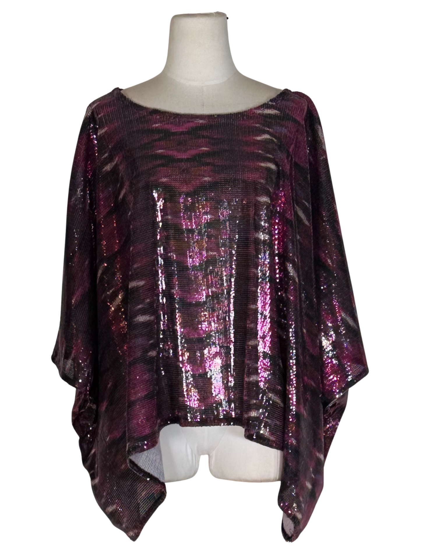 Venom Sequin Scarf Top