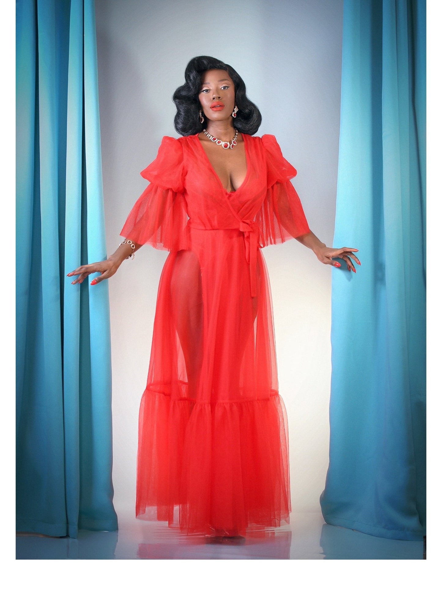 Timeless Temptress Tulle Robe Dress PREORDER