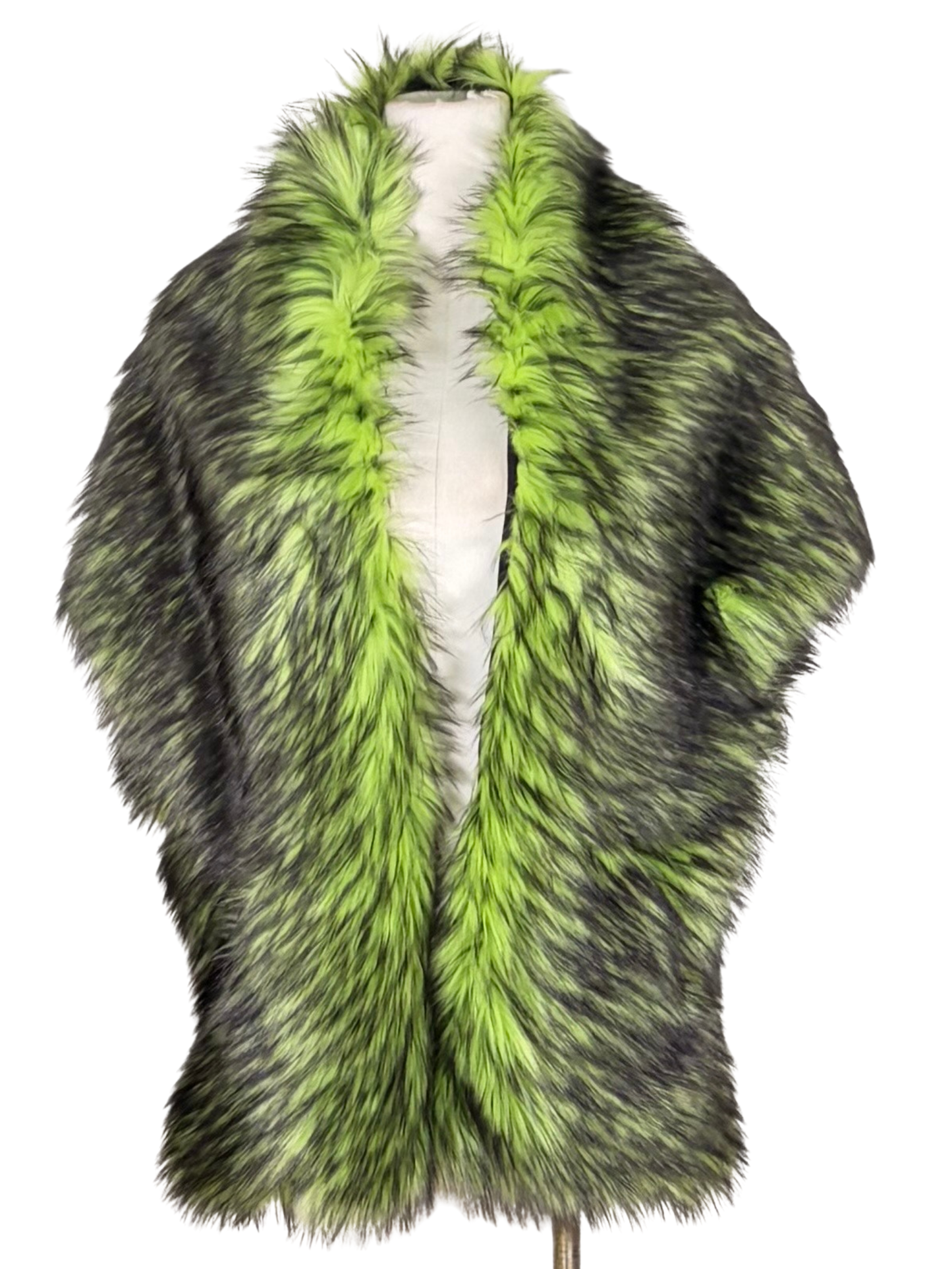 Absinthe Faux Fur Shawl