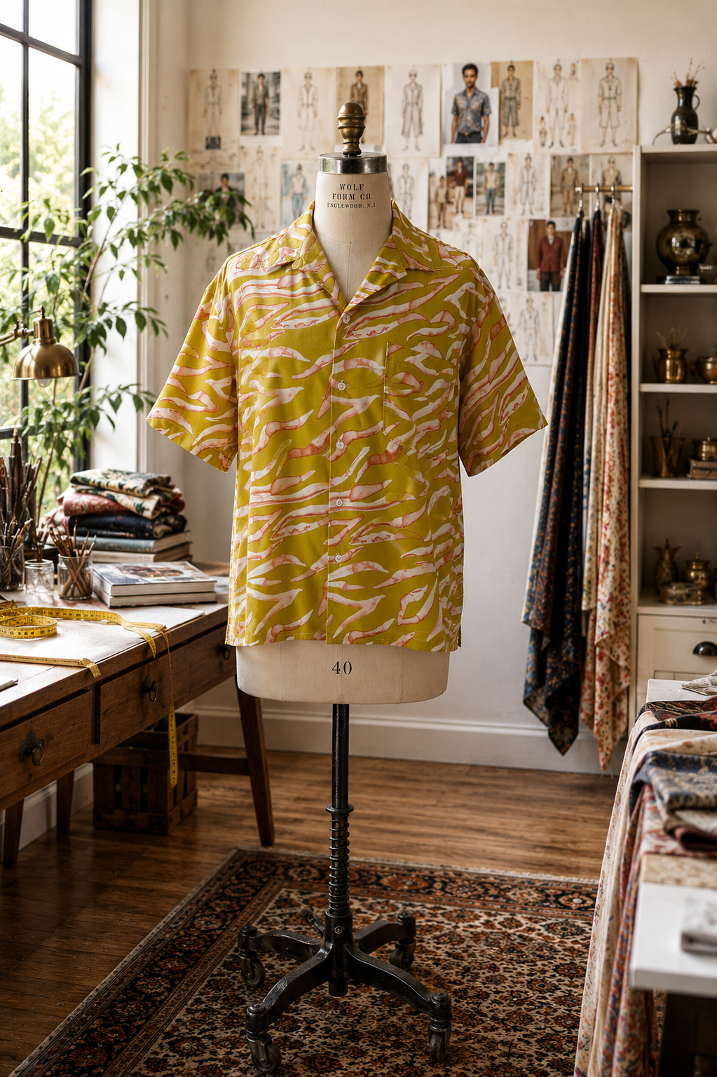 Clarke Resort Shirt in Guava PRE-ORDER