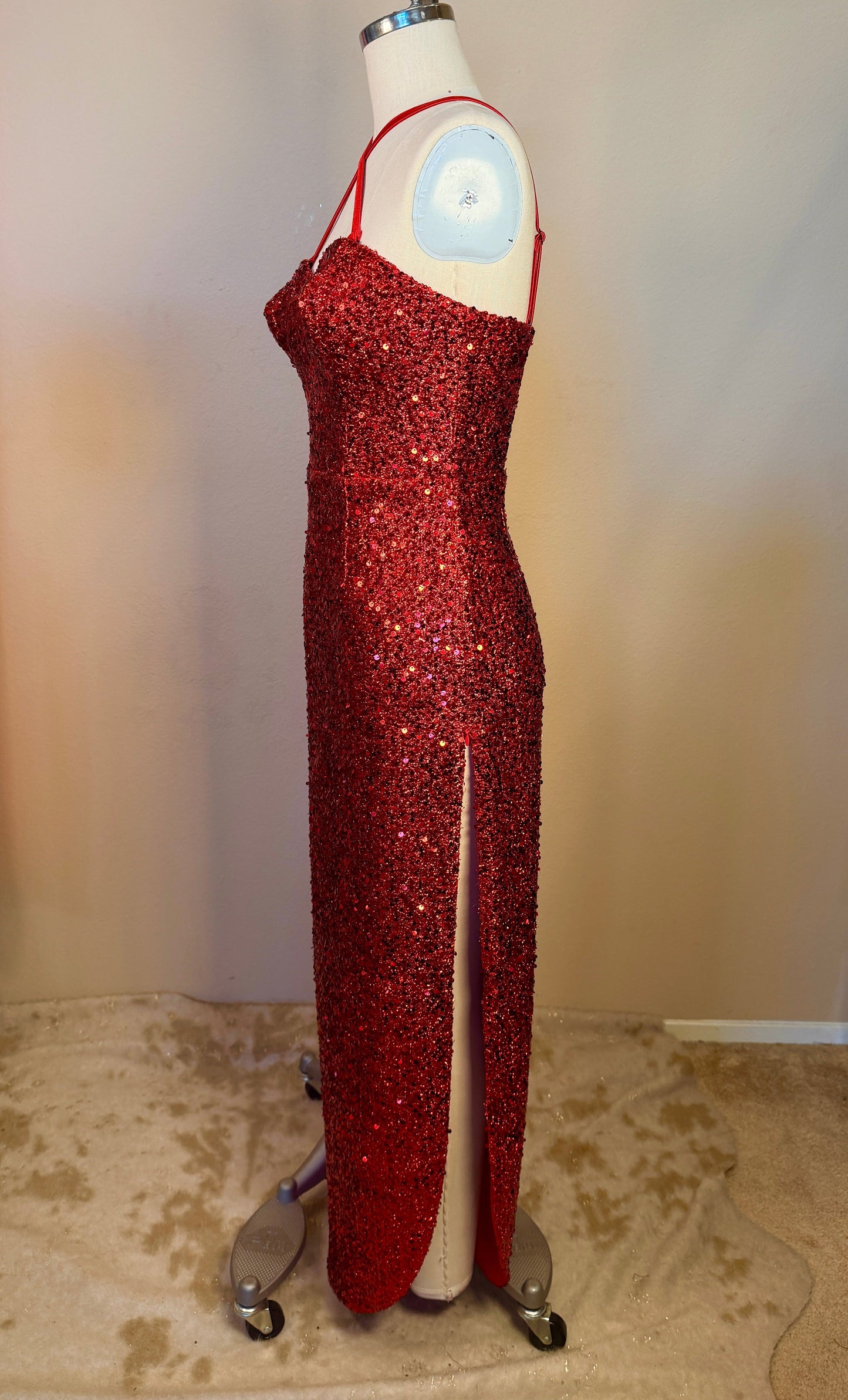 In the Spotlight Dress Red