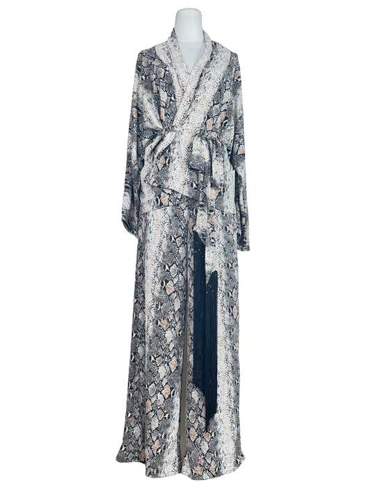 Monochrome Serpentine Dolman Palazzo Set PRE-ORDER