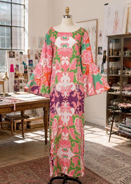 Dinah Maxi Dress in Boca Rococo *Made To Order*