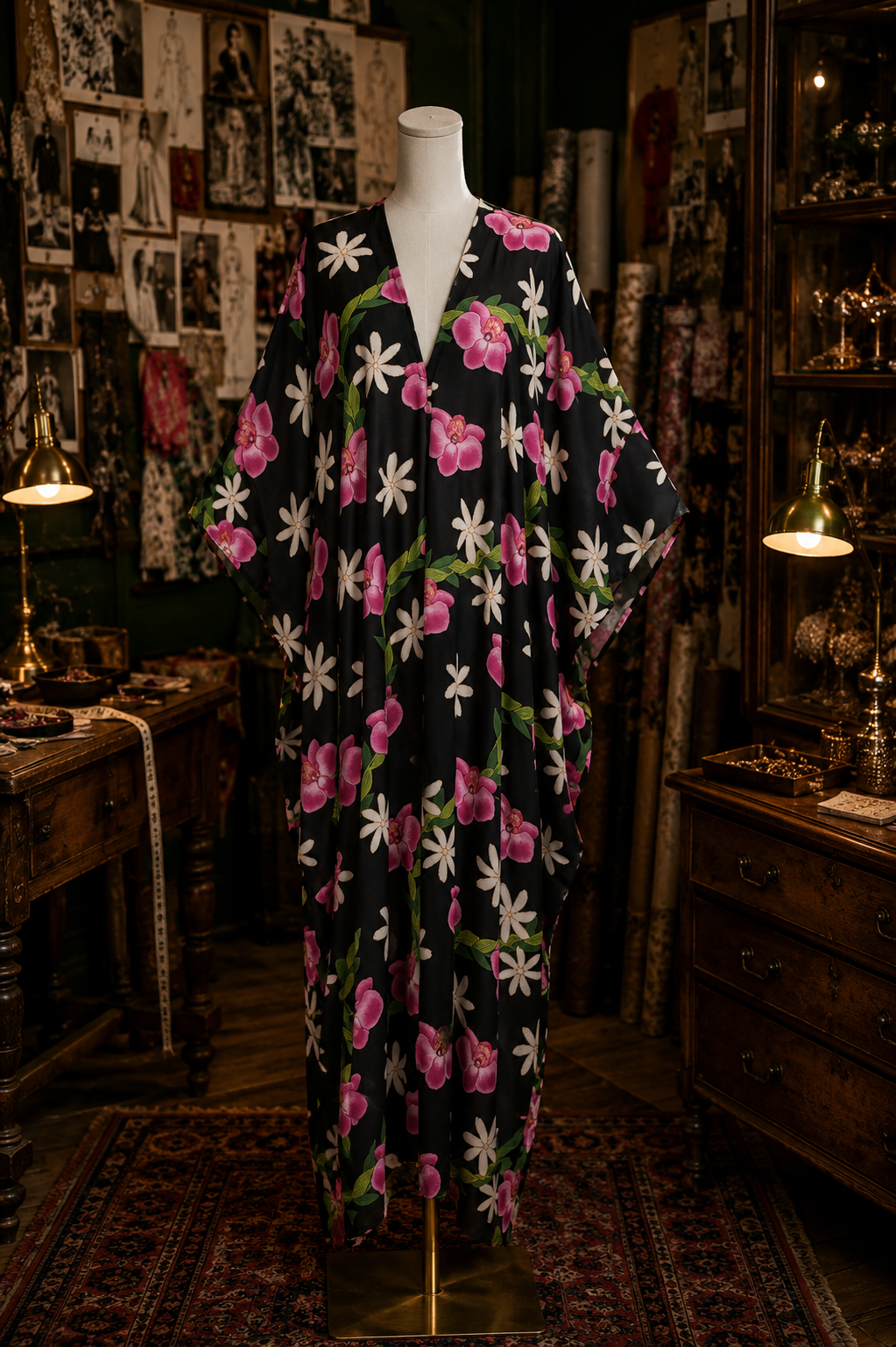 Hana Lei Caftan Kaftan Dress