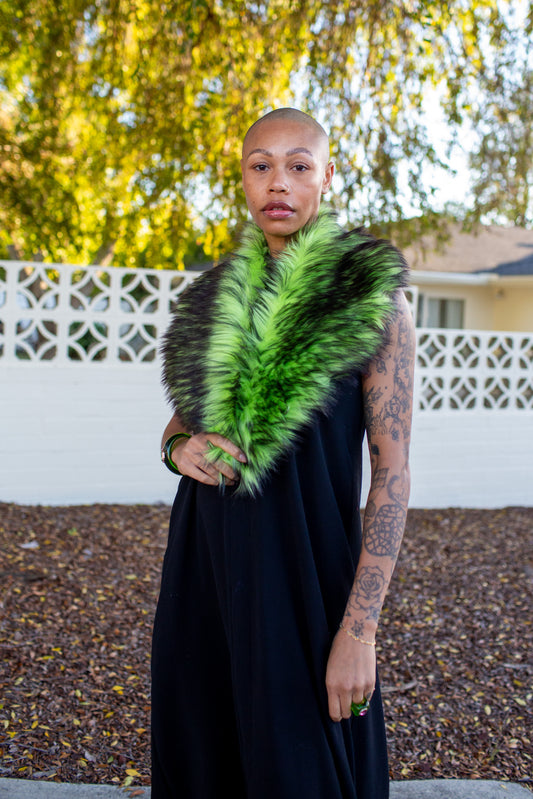 Absinthe Faux Fur Collar