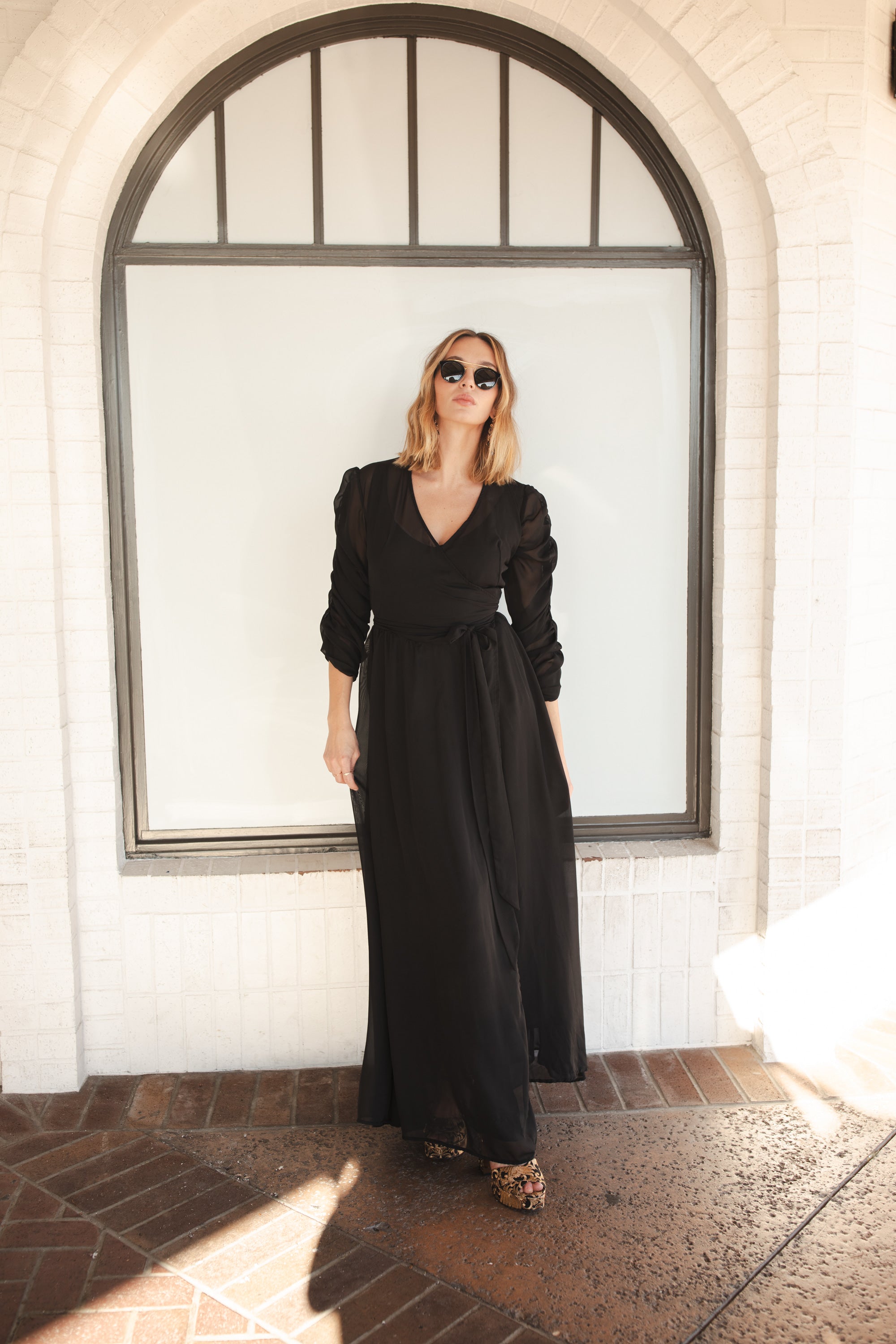 Aline wrap dress on sale