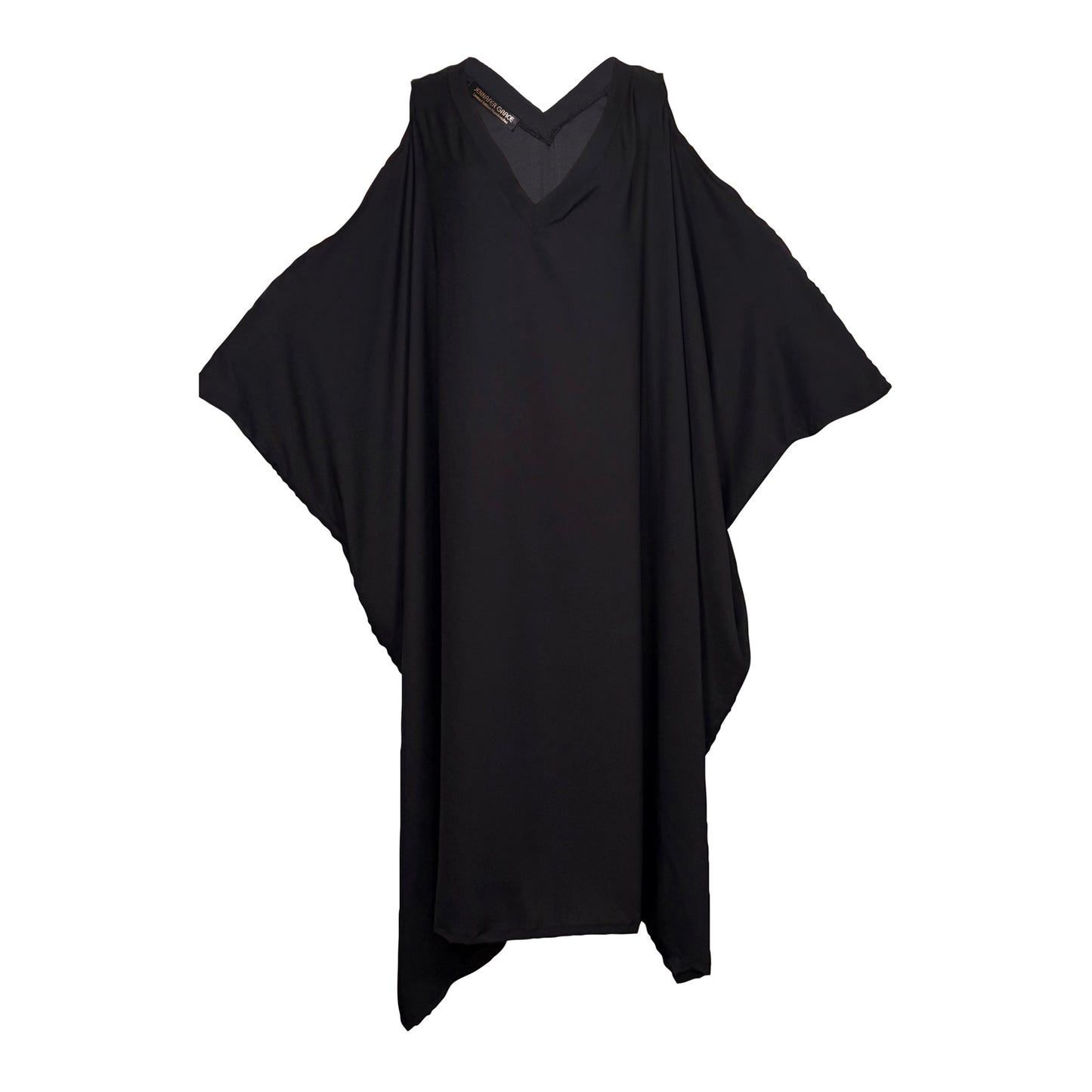Allegra Caftan in Onyx Aura