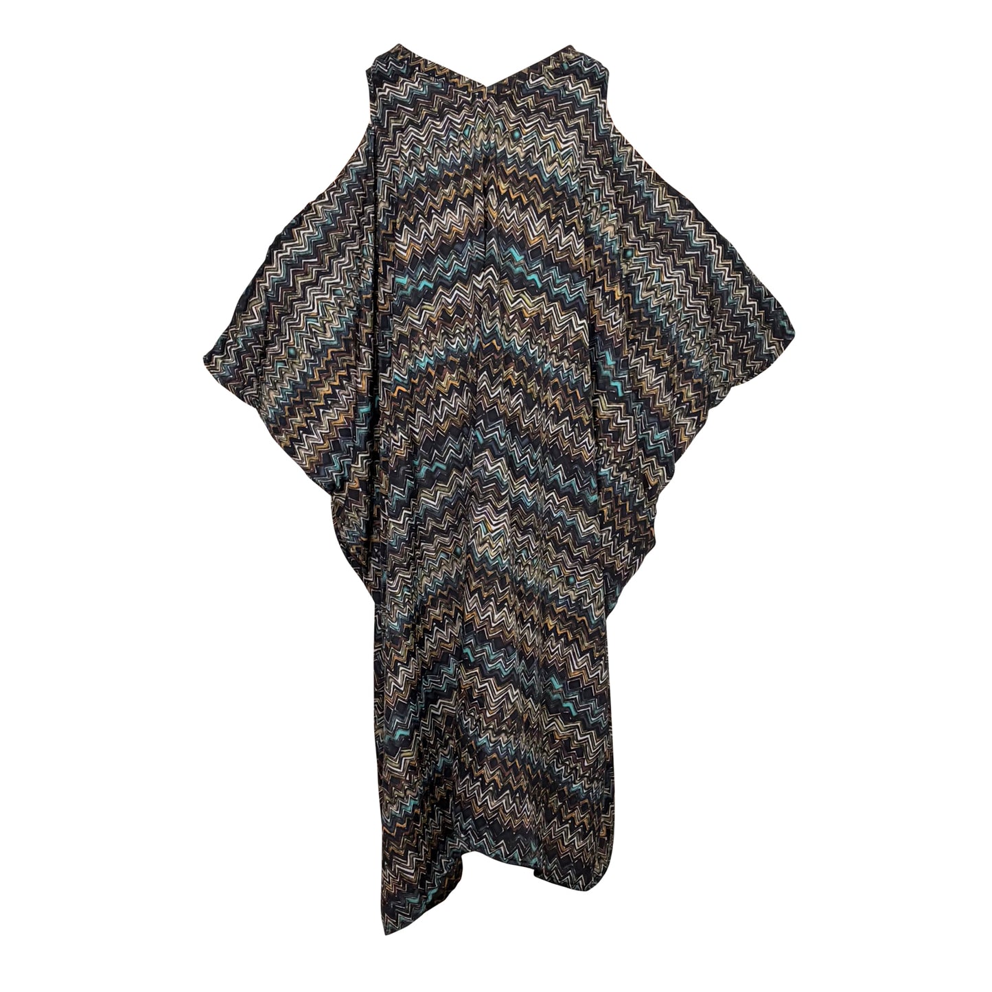 Allegra Caftan in Oxidized Chev
