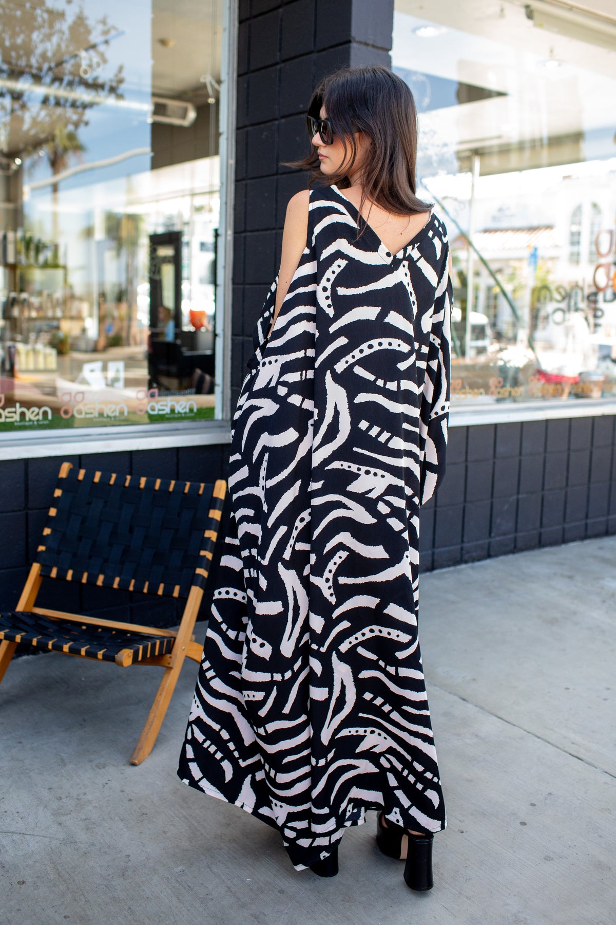 Allegra Caftan in Moonplay Shadow