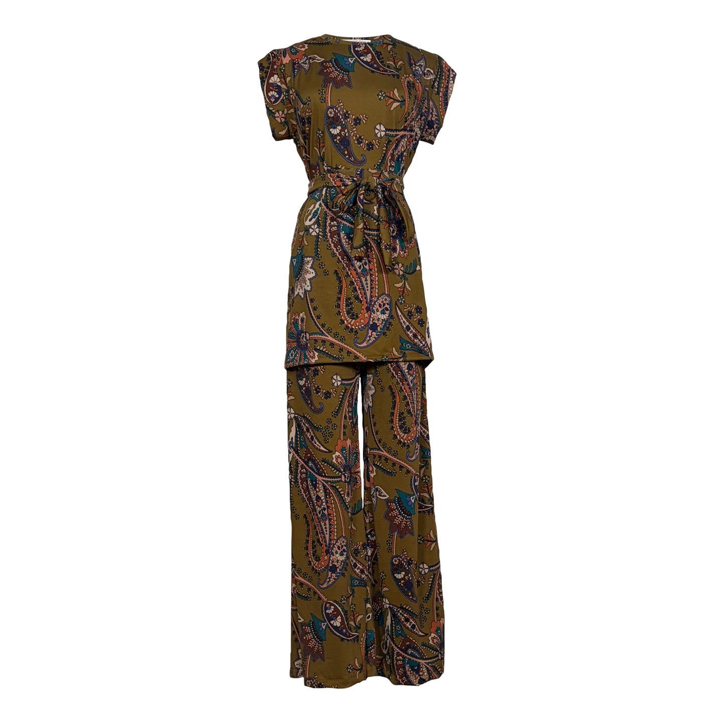 Ashbury Moss Tunic & Palazzo Set