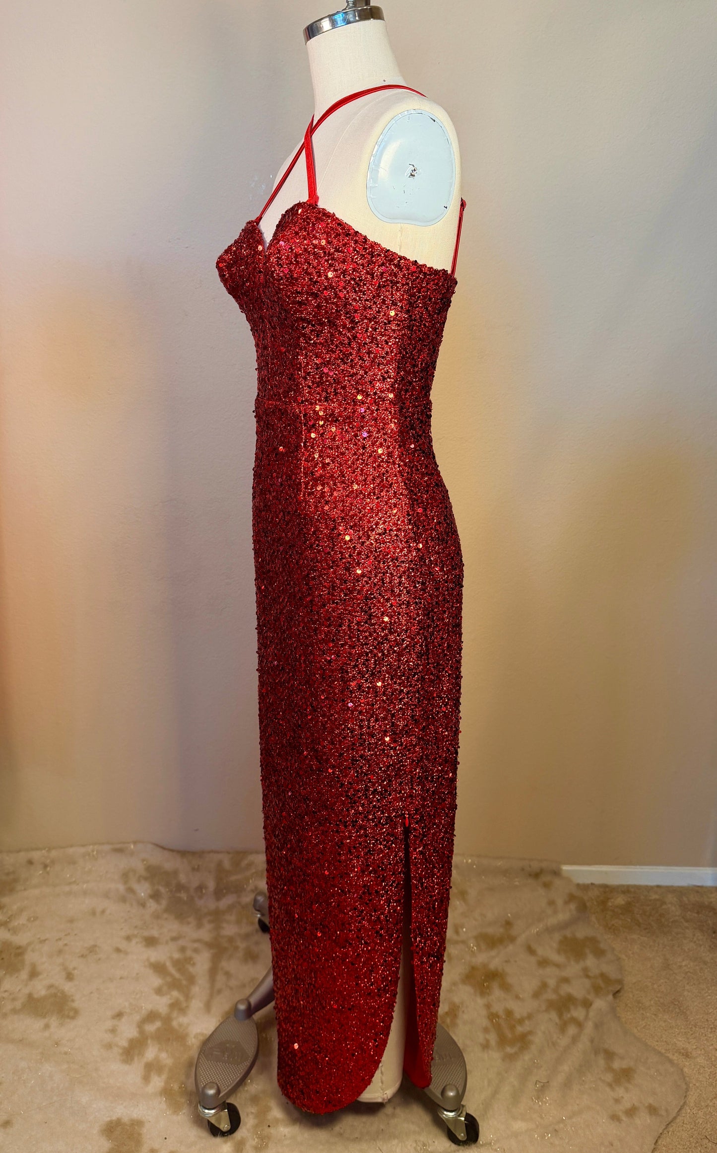 In the Spotlight Dress Red