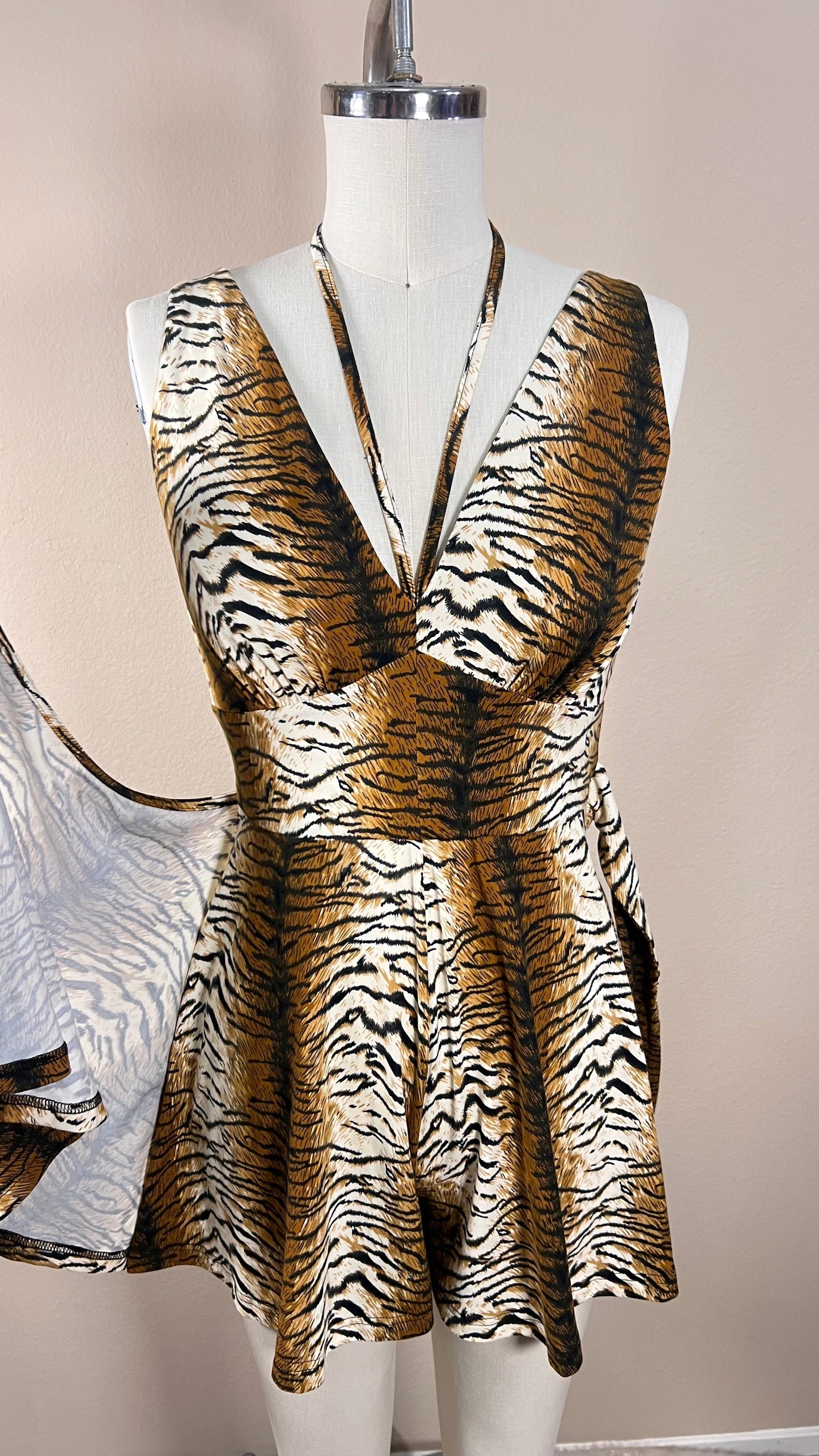 Barbados Baby Romper in Tiger