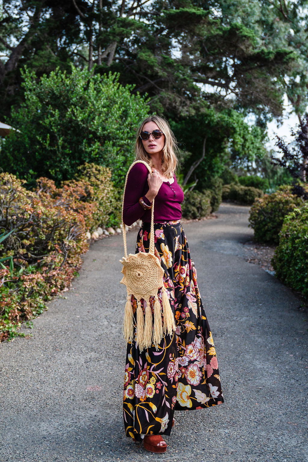 Boho Sun Bag in Yellow Handmade by Jazmin