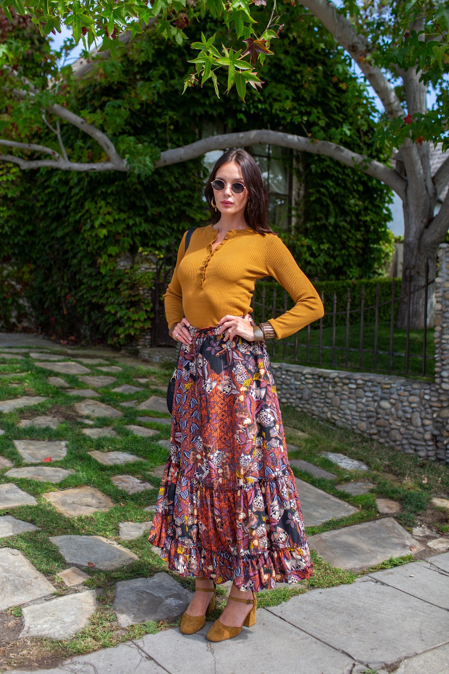 Baile Maxi Skirt