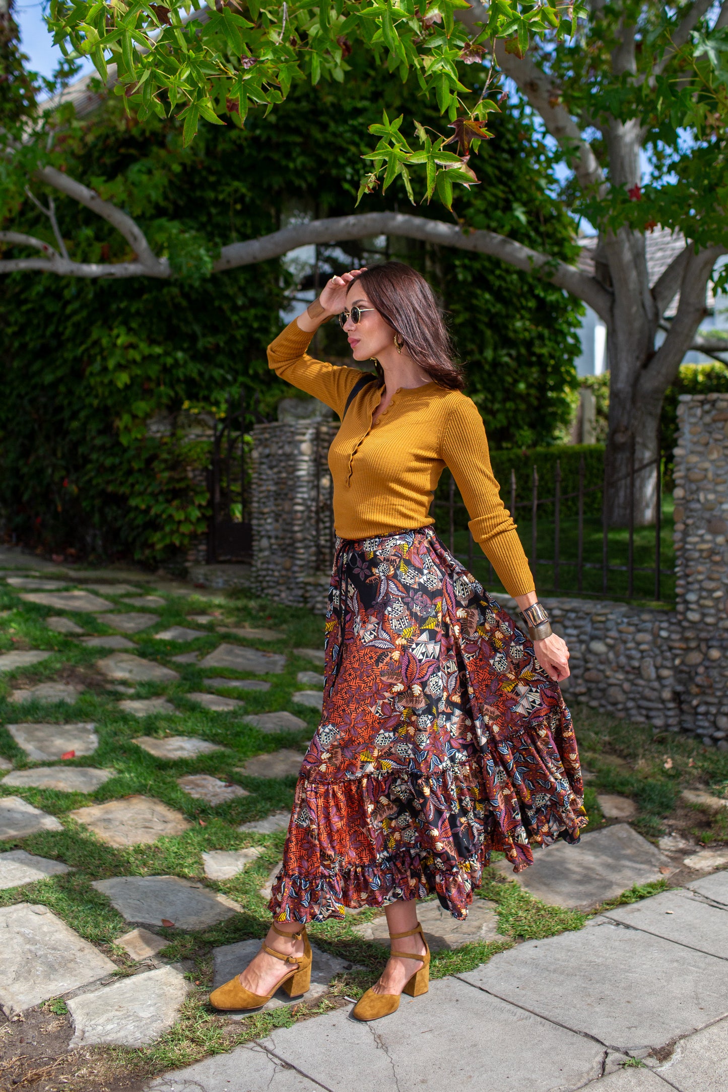 Baile Maxi Skirt