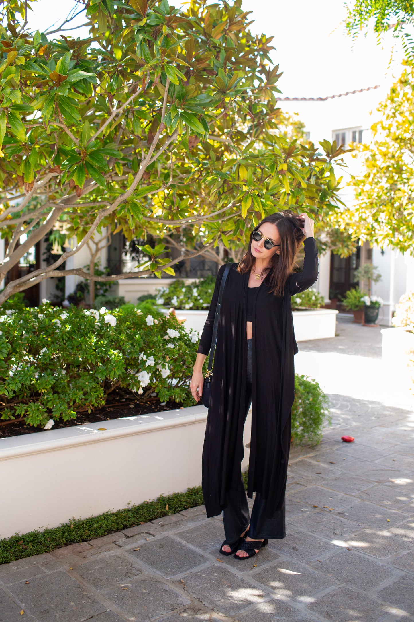 Black Yoga Wrap