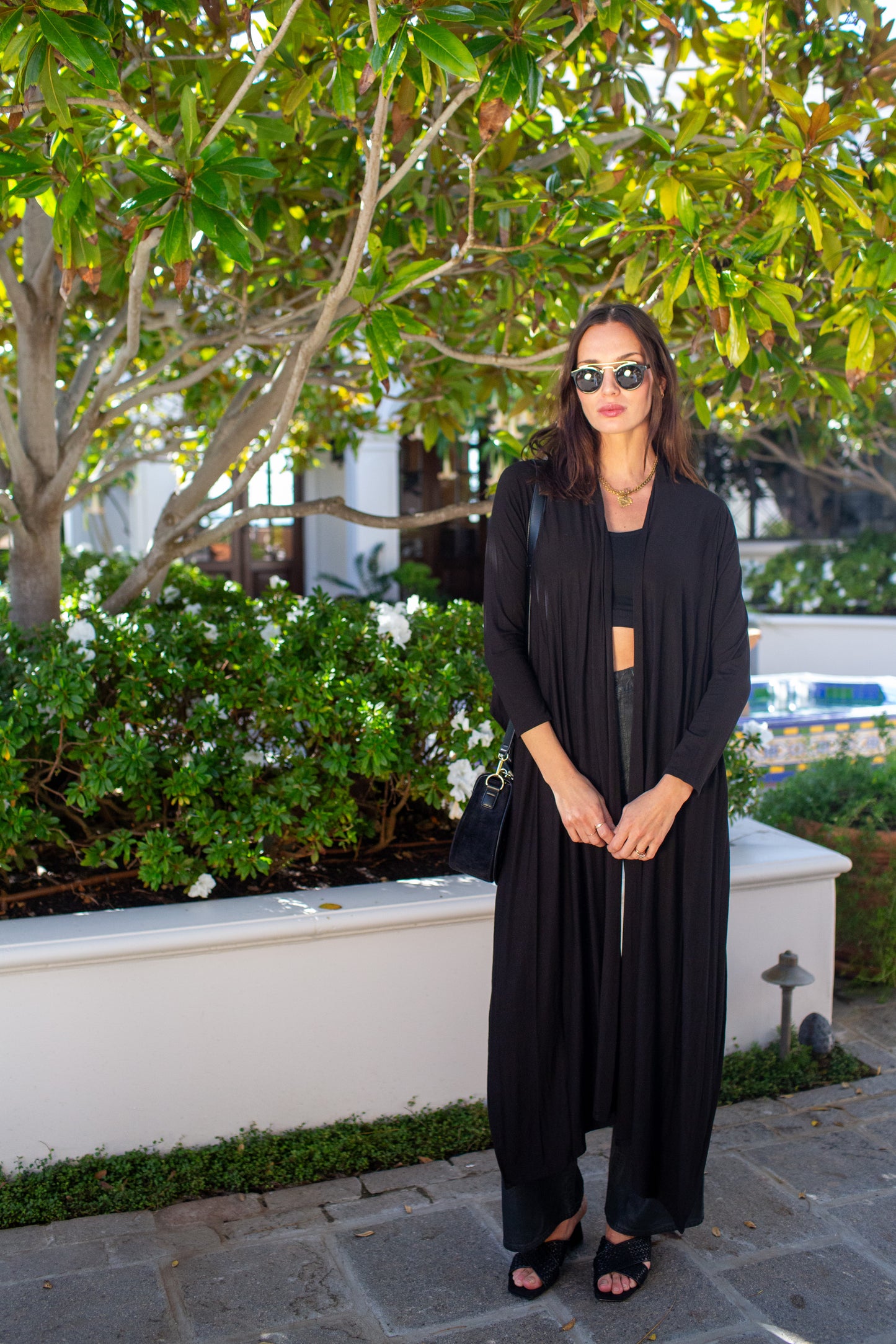 Black Yoga Wrap