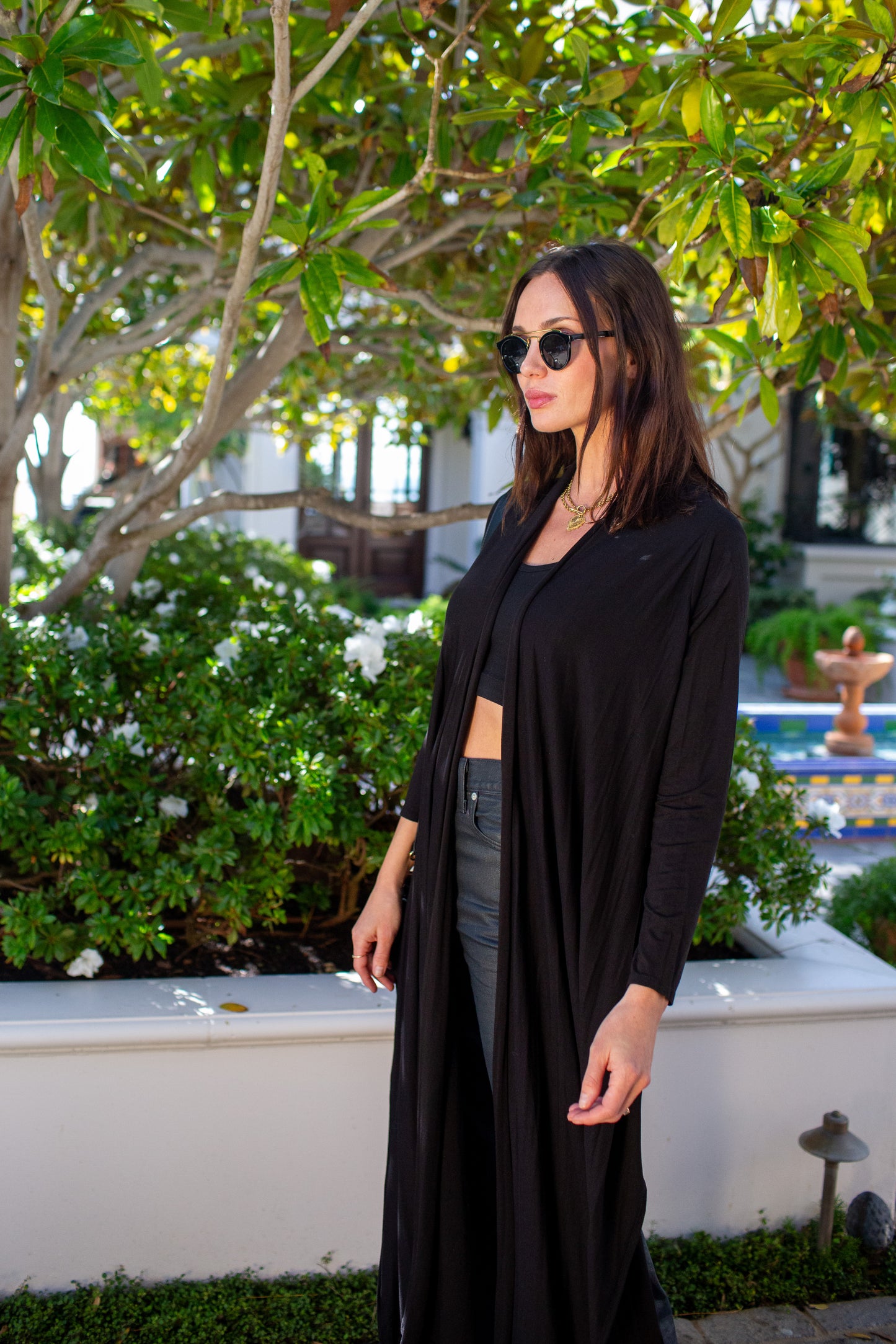 Black Yoga Wrap