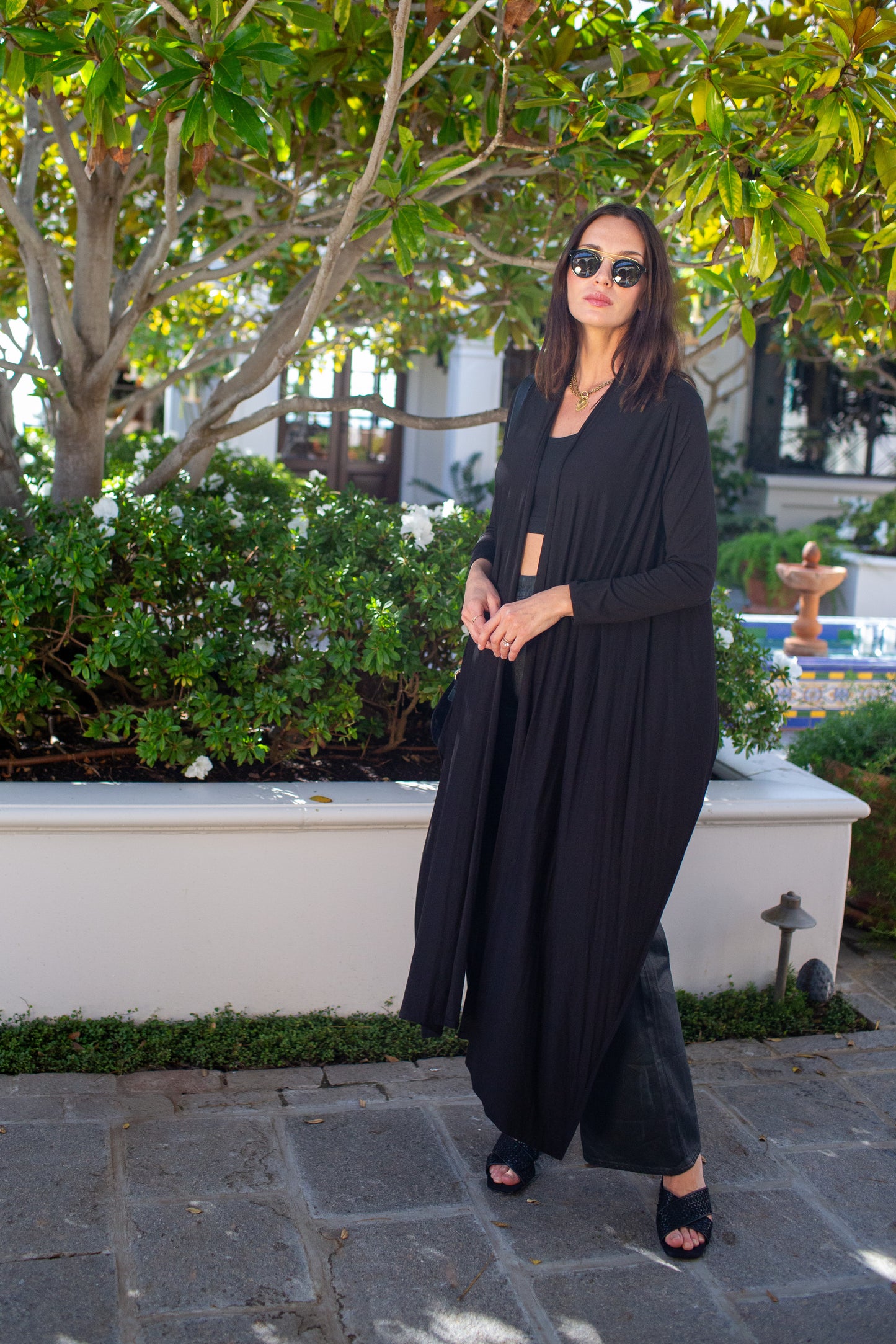 Black Yoga Wrap
