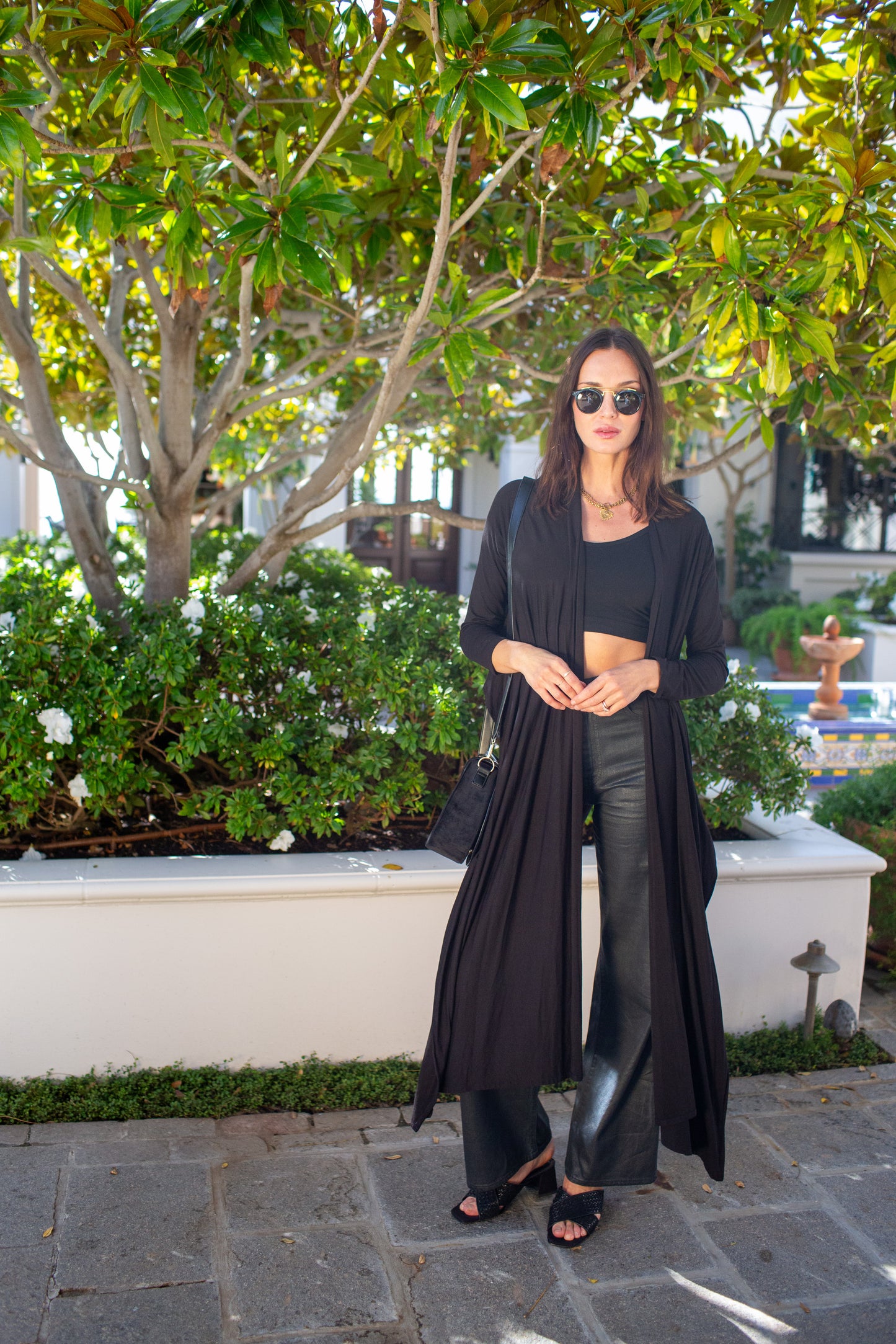 Black Yoga Wrap