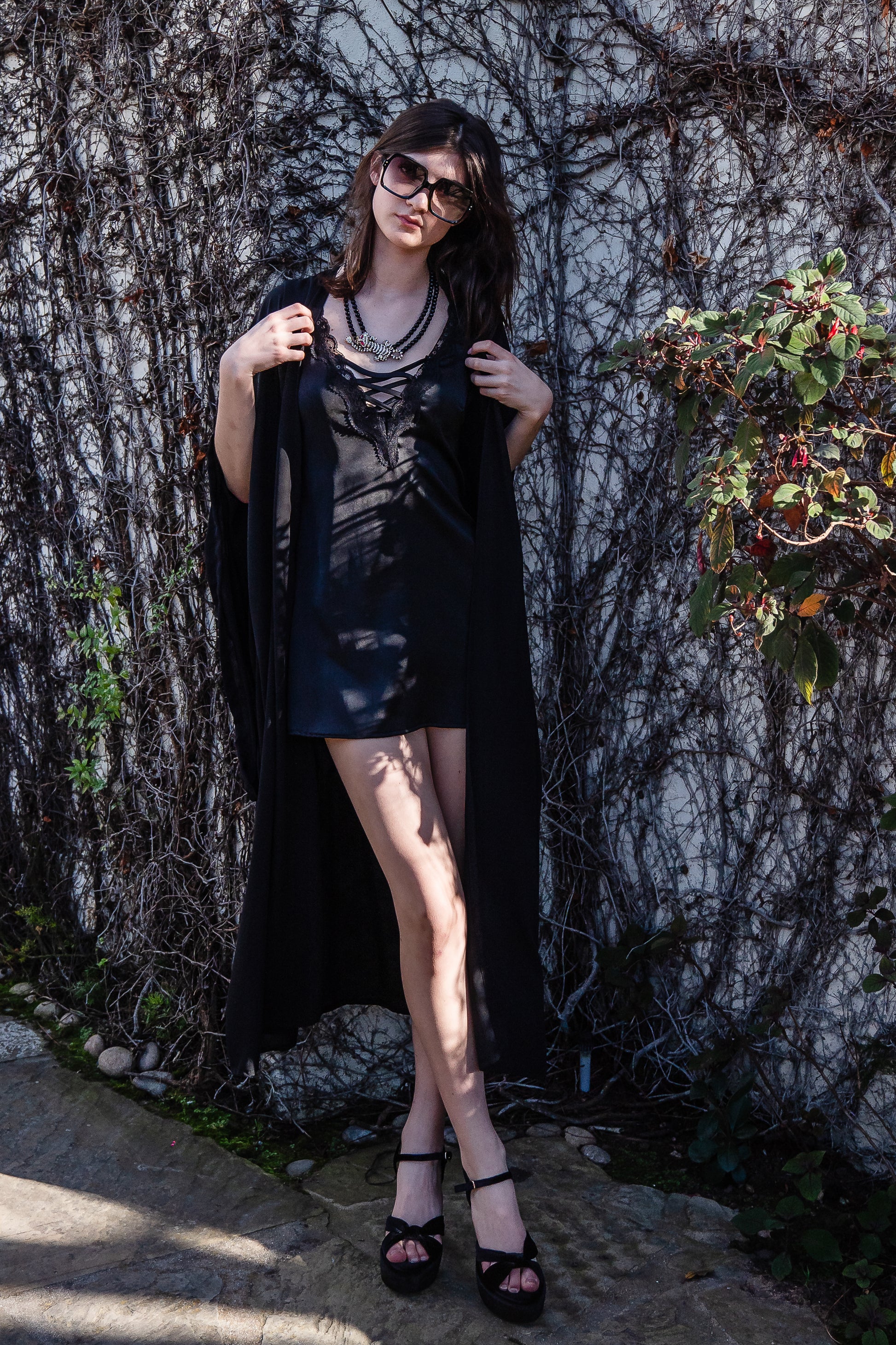 long black kimono dress Black Japanese Kimono Dress