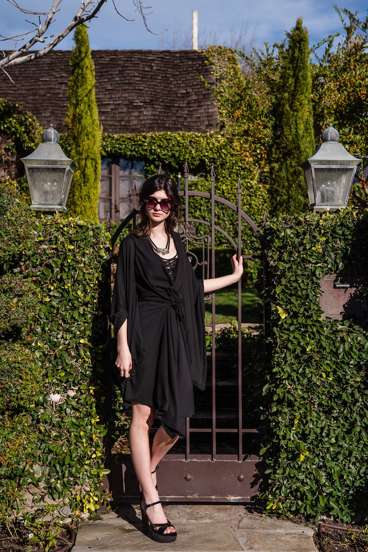 Black Kimono Wrapdress – Jennafer Grace Black Kimono Wrapdress – Jennafer Grace