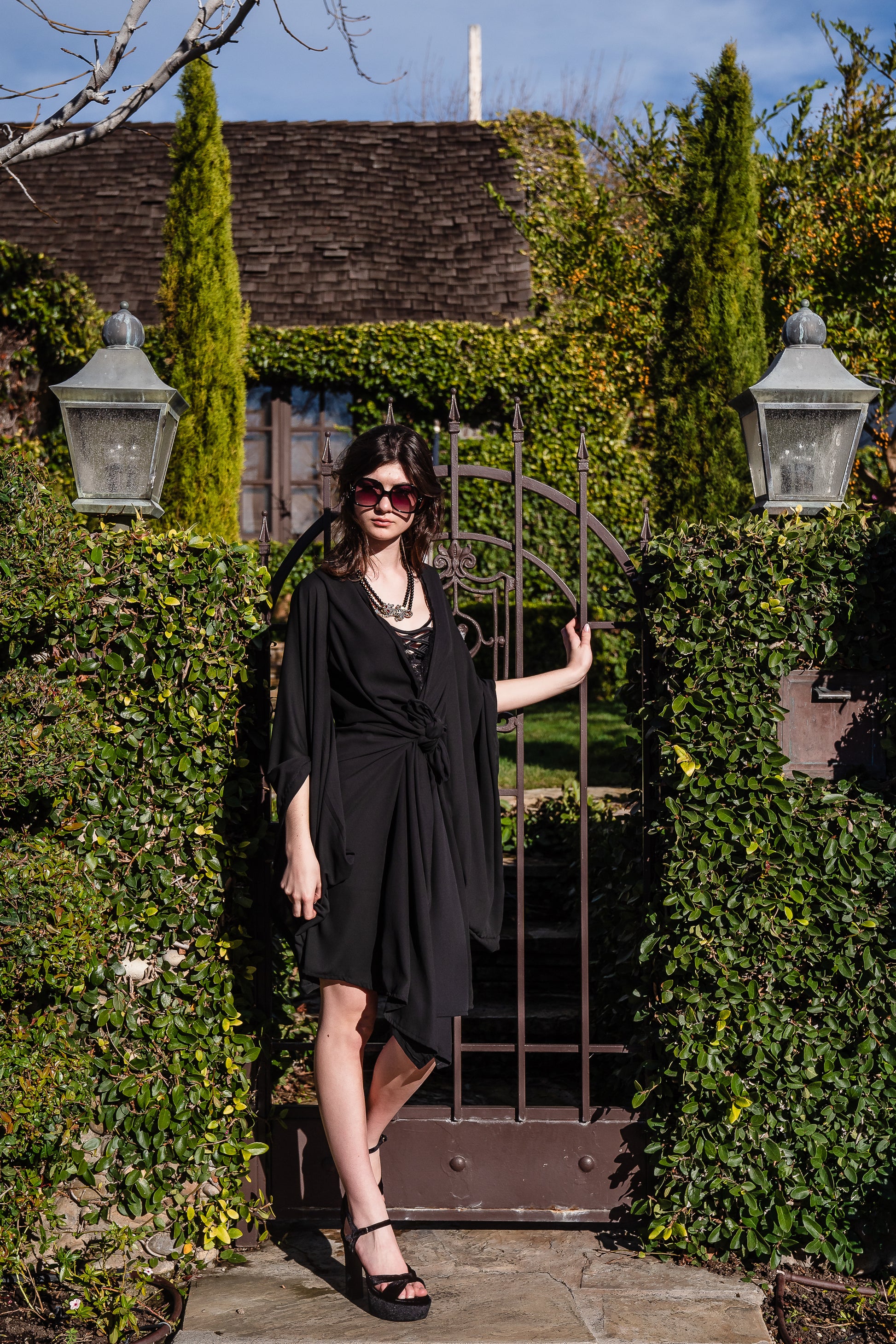 Black Kimono Wrapdress Jennafer Grace Black Kimono Wrapdress Jennafer Grace