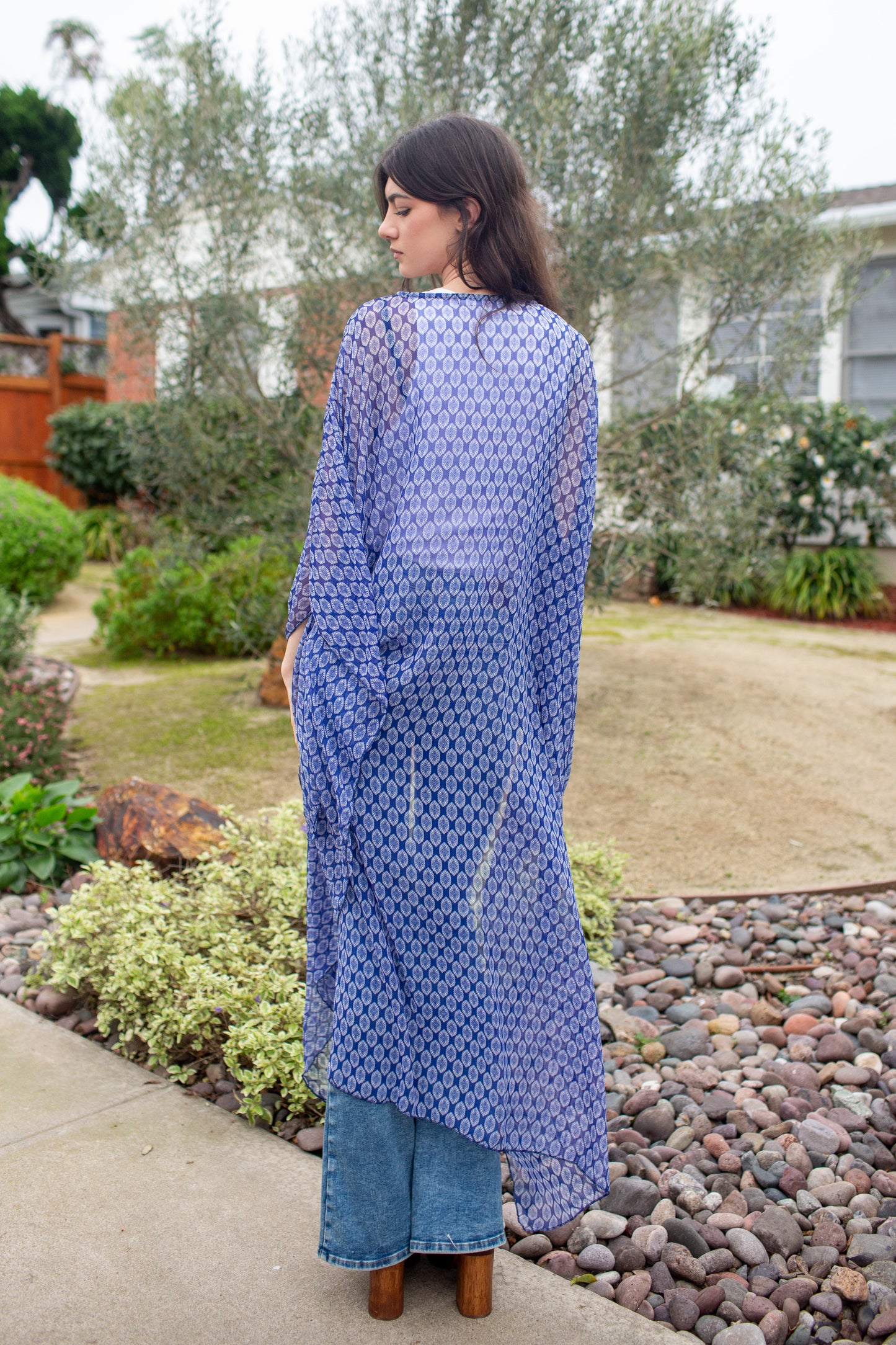 Blue Bazaar Float Scarf Top