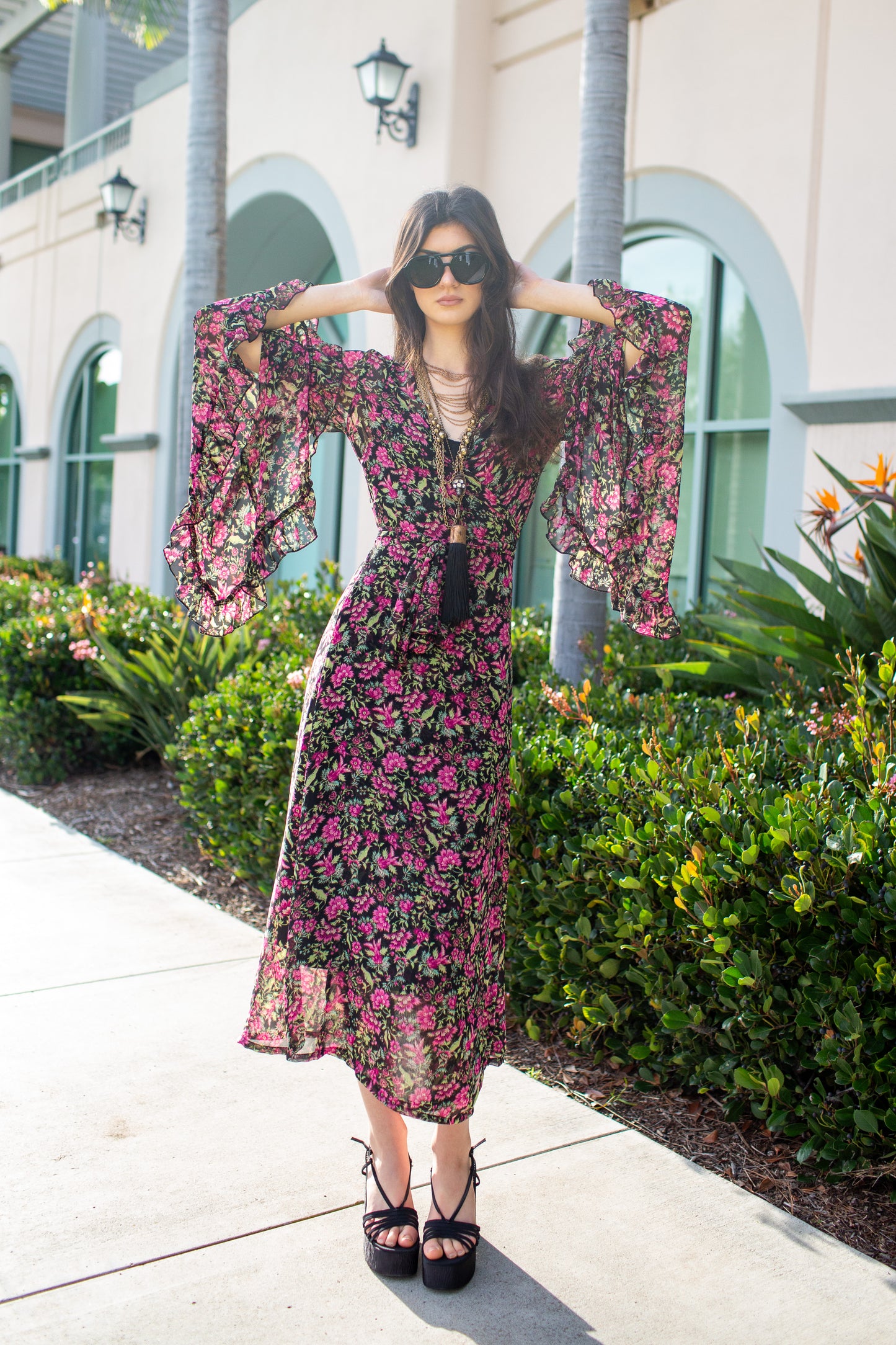 Boogie Muse Wrap Dress in Blackthorn PRE-ORDER