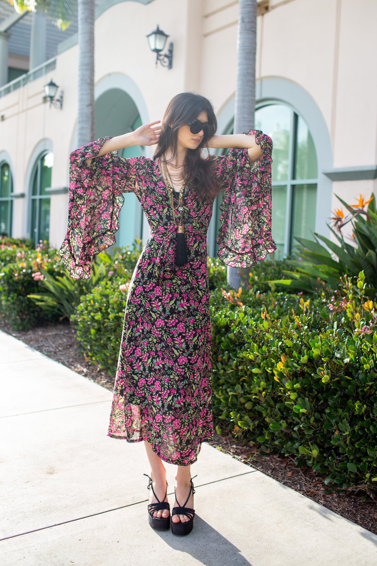 Boogie Muse Wrap Dress in Blackthorn PRE-ORDER