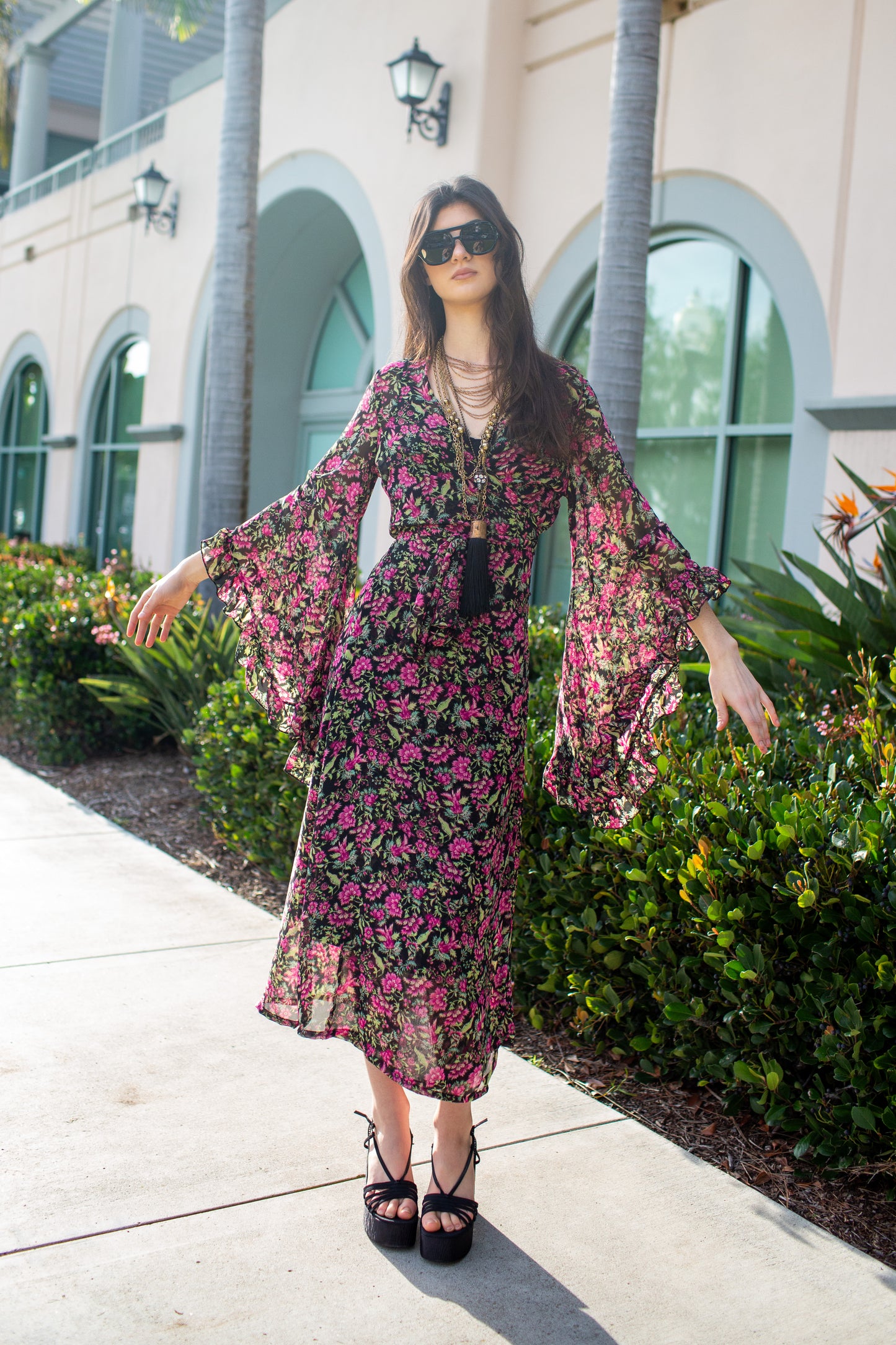 Boogie Muse Wrap Dress in Blackthorn PRE-ORDER