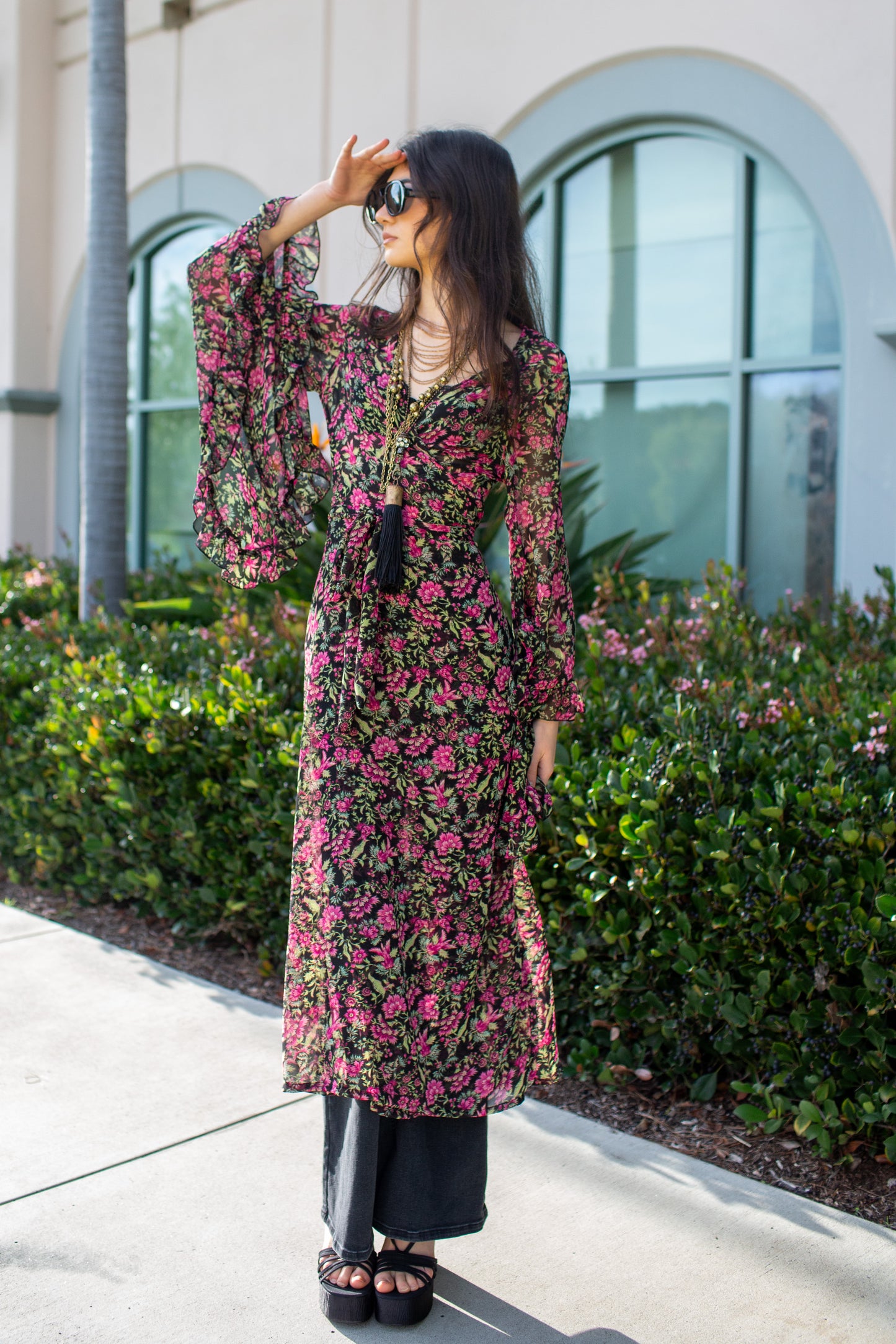 Boogie Muse Wrap Dress in Blackthorn PRE-ORDER