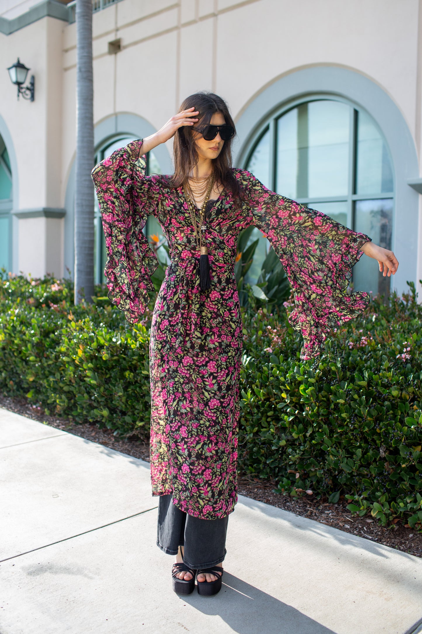 Boogie Muse Wrap Dress in Blackthorn PRE-ORDER