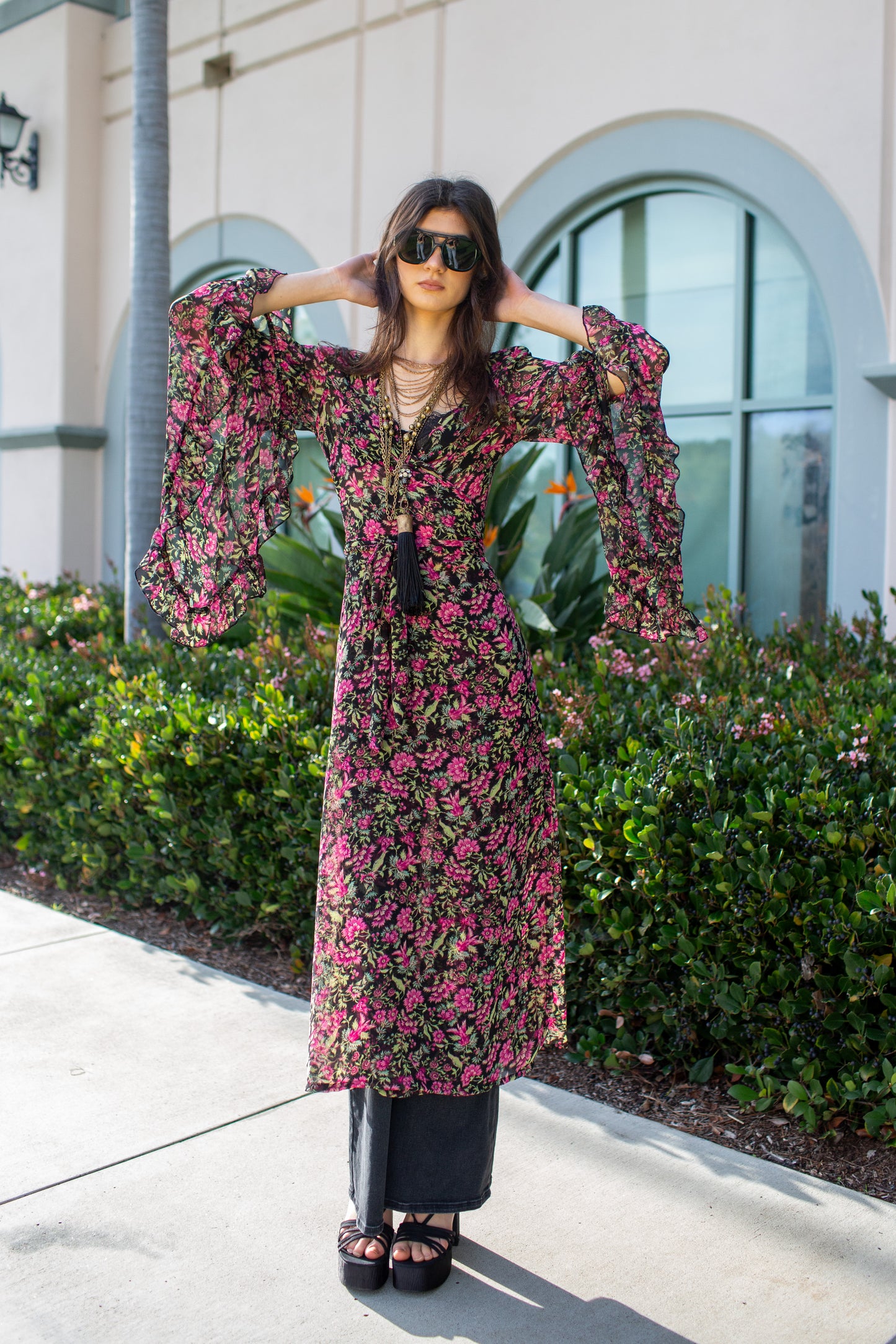 Boogie Muse Wrap Dress in Blackthorn PRE-ORDER